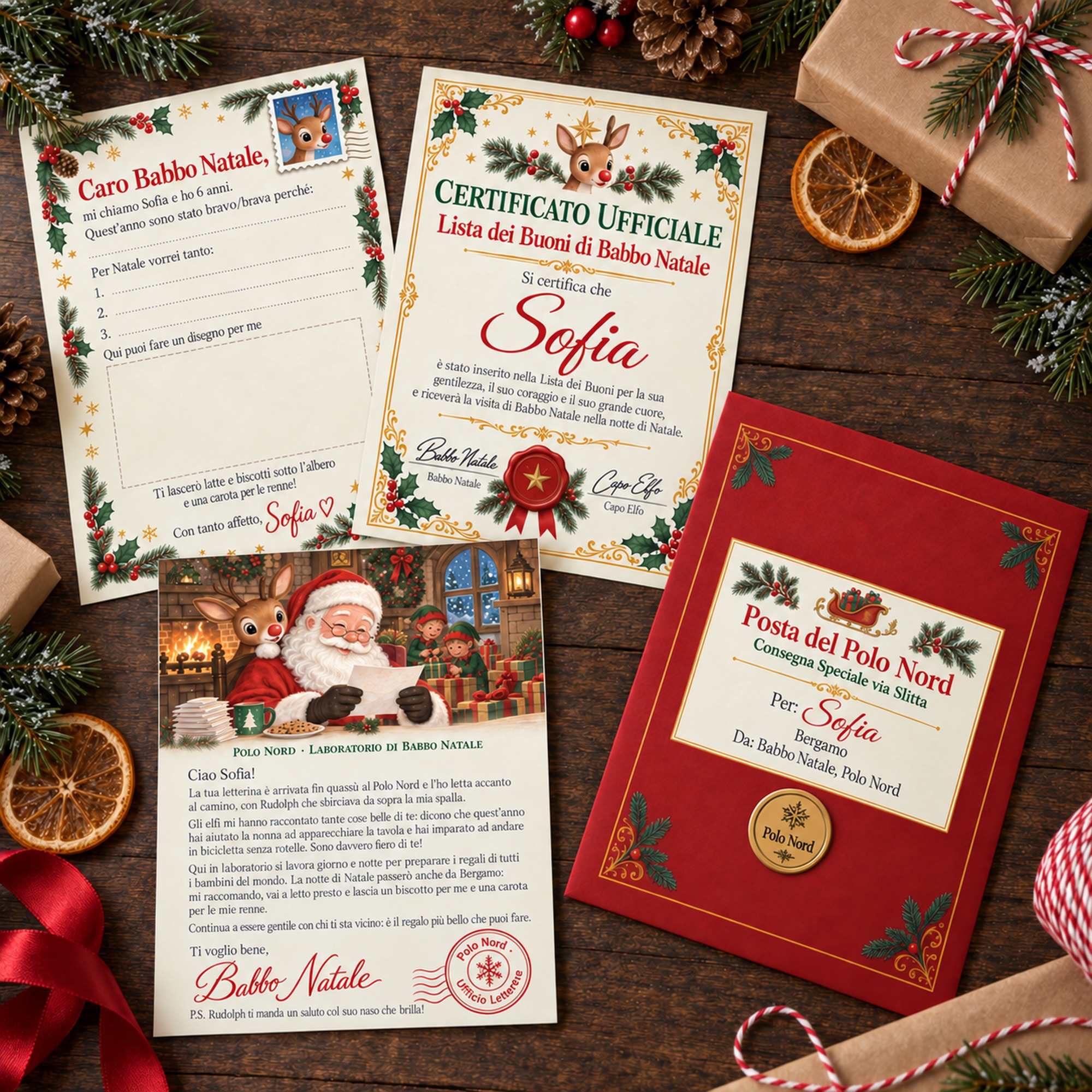 Kit Lettera a Babbo Natale Personalizzata — 3