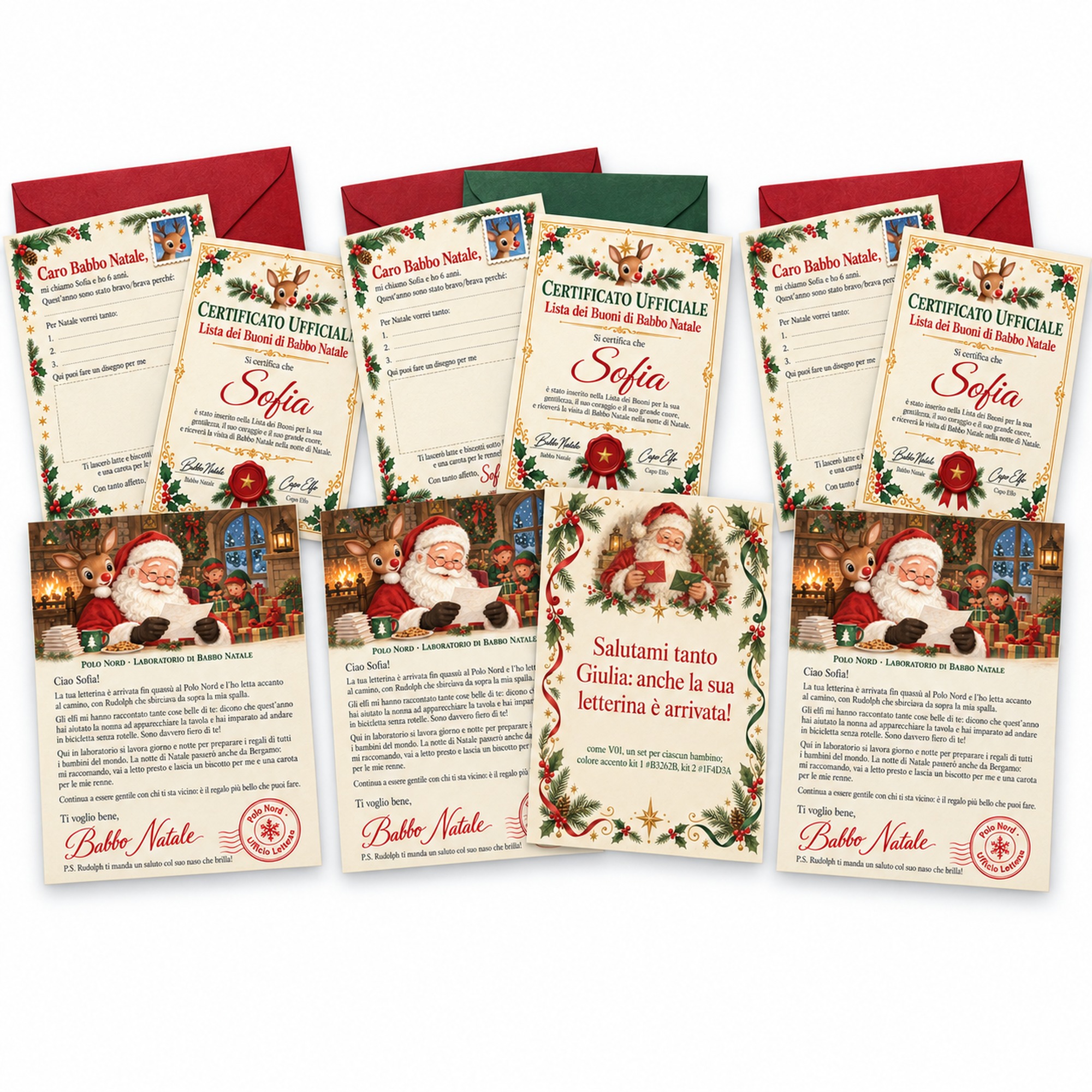 Kit Lettera a Babbo Natale Personalizzata — 5