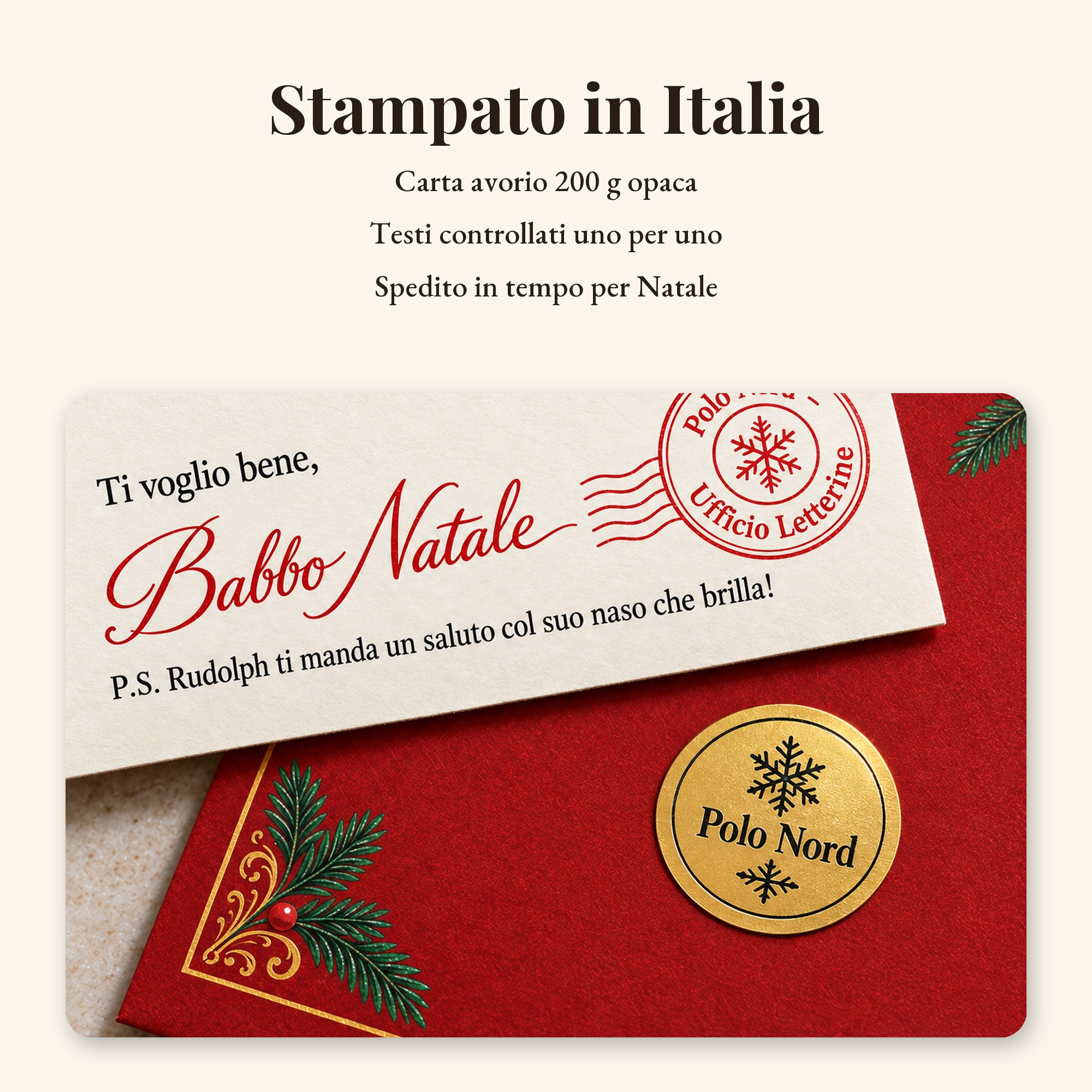Kit Lettera a Babbo Natale Personalizzata — 8