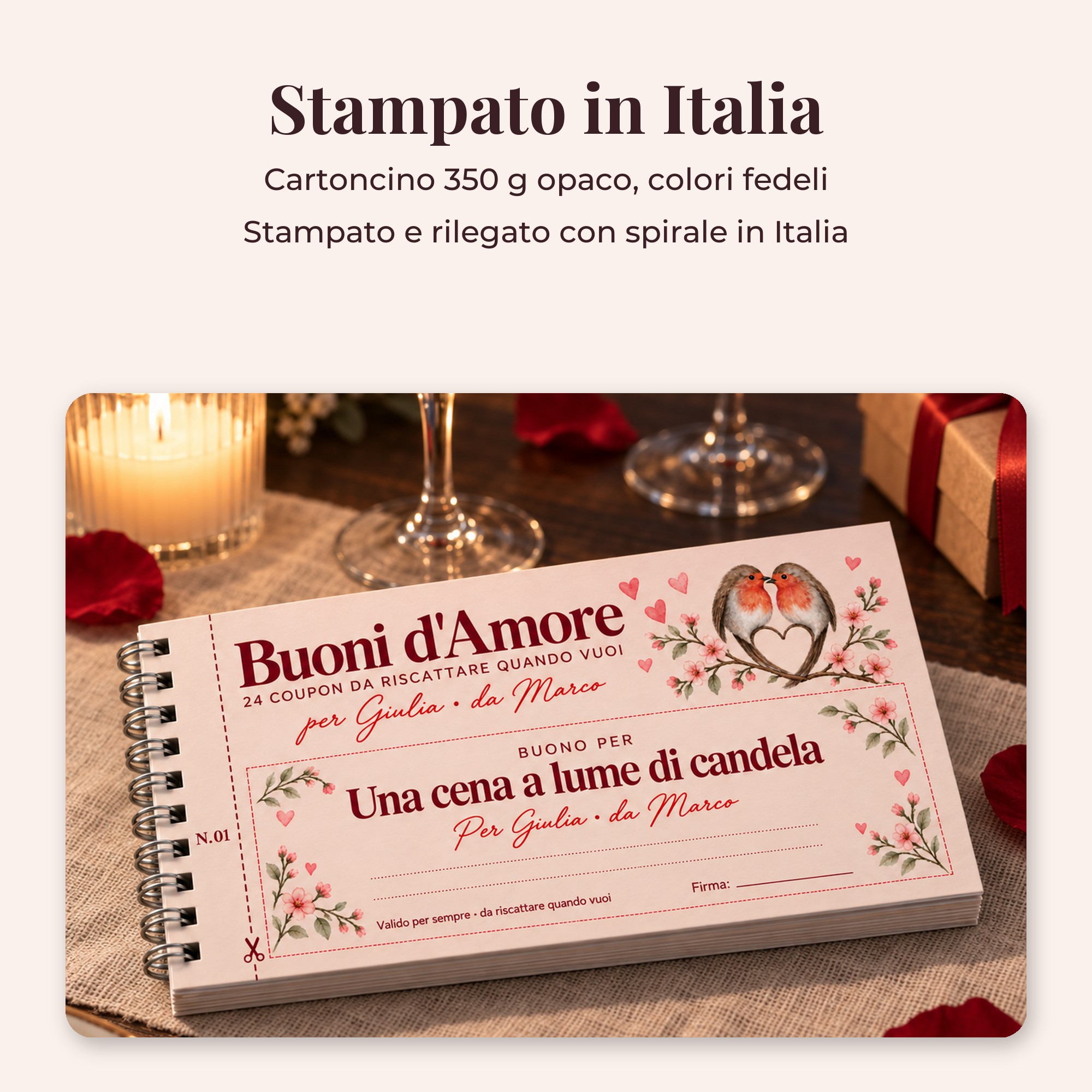 Libretto Coupon di Coppia Personalizzato – 24 Buoni d'Amore — 6