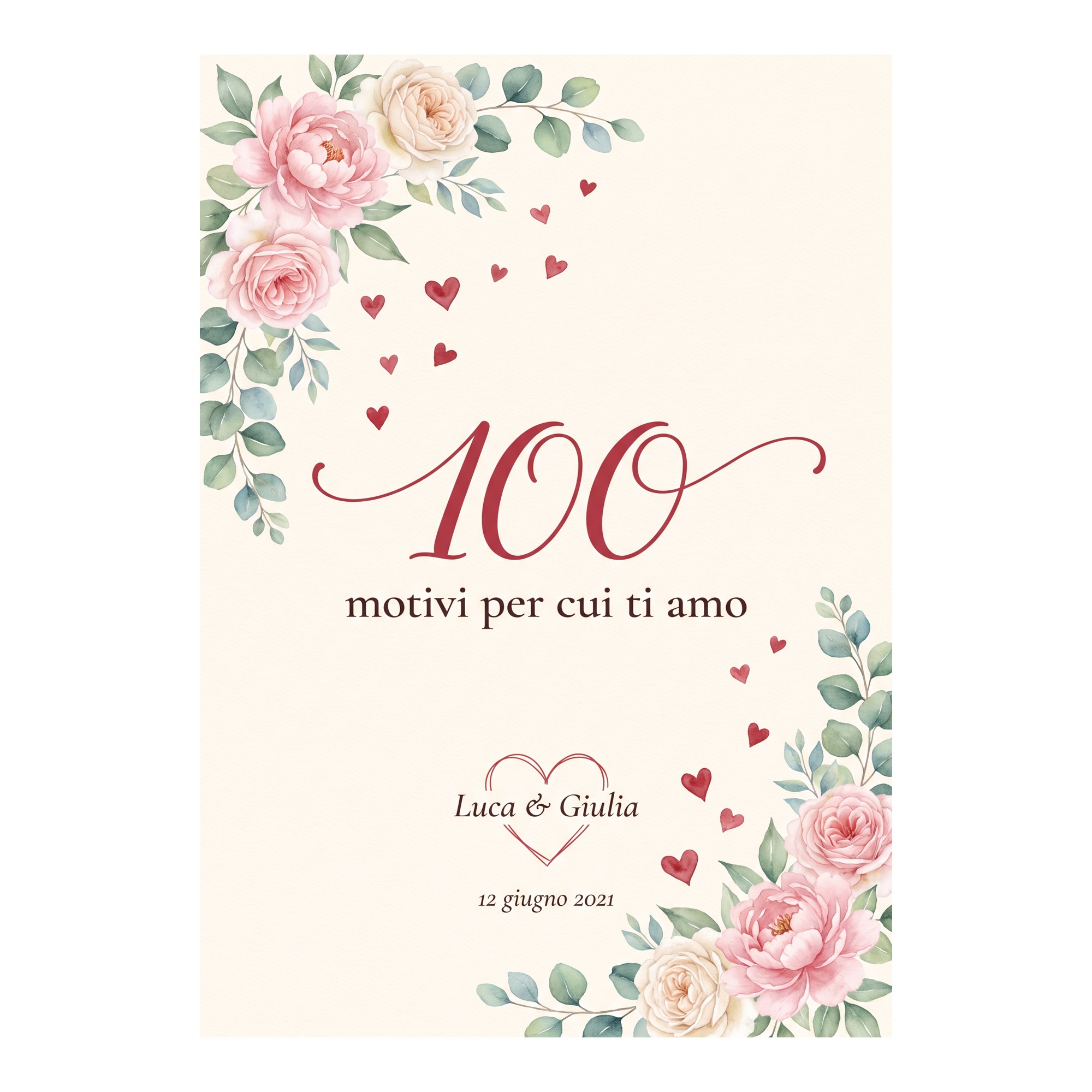 Libro "100 Motivi per Cui Ti Amo" Personalizzato — 2