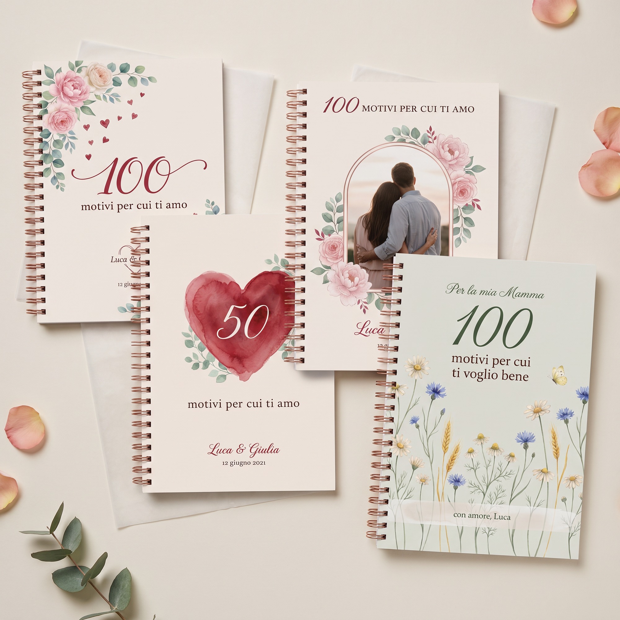 Libro "100 Motivi per Cui Ti Amo" Personalizzato — 3