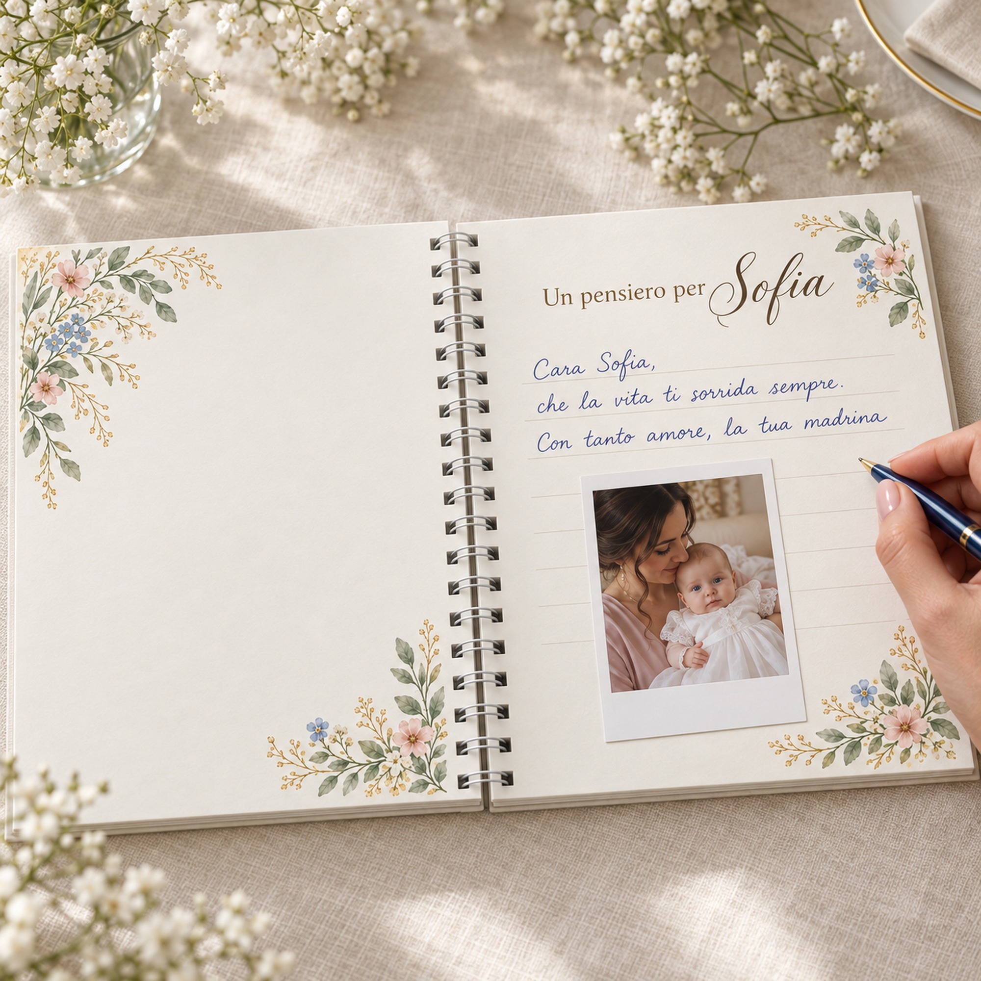 Libro degli Ospiti Personalizzato – Battesimo, Comunione, 18 Anni — 3