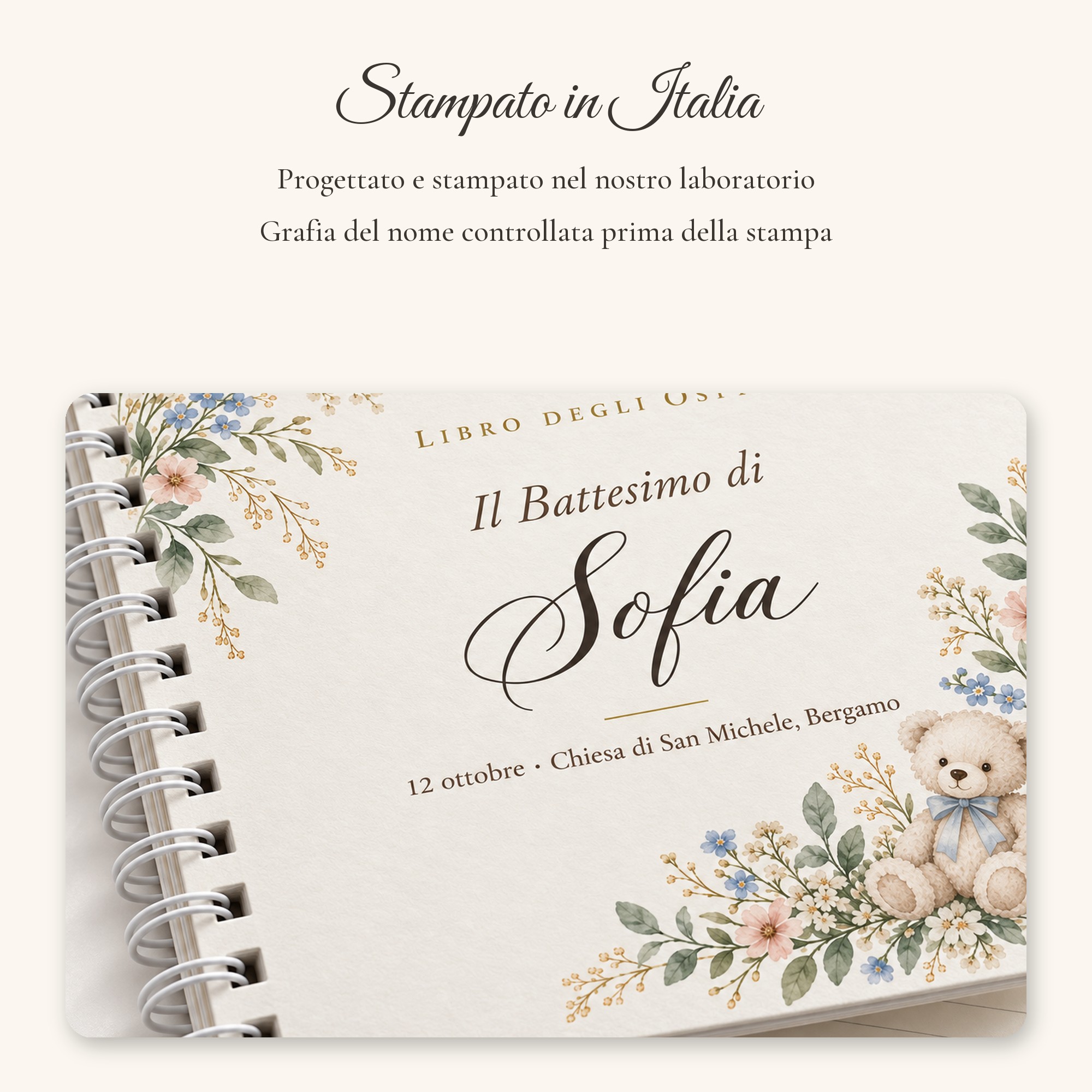 Libro degli Ospiti Personalizzato – Battesimo, Comunione, 18 Anni — 8