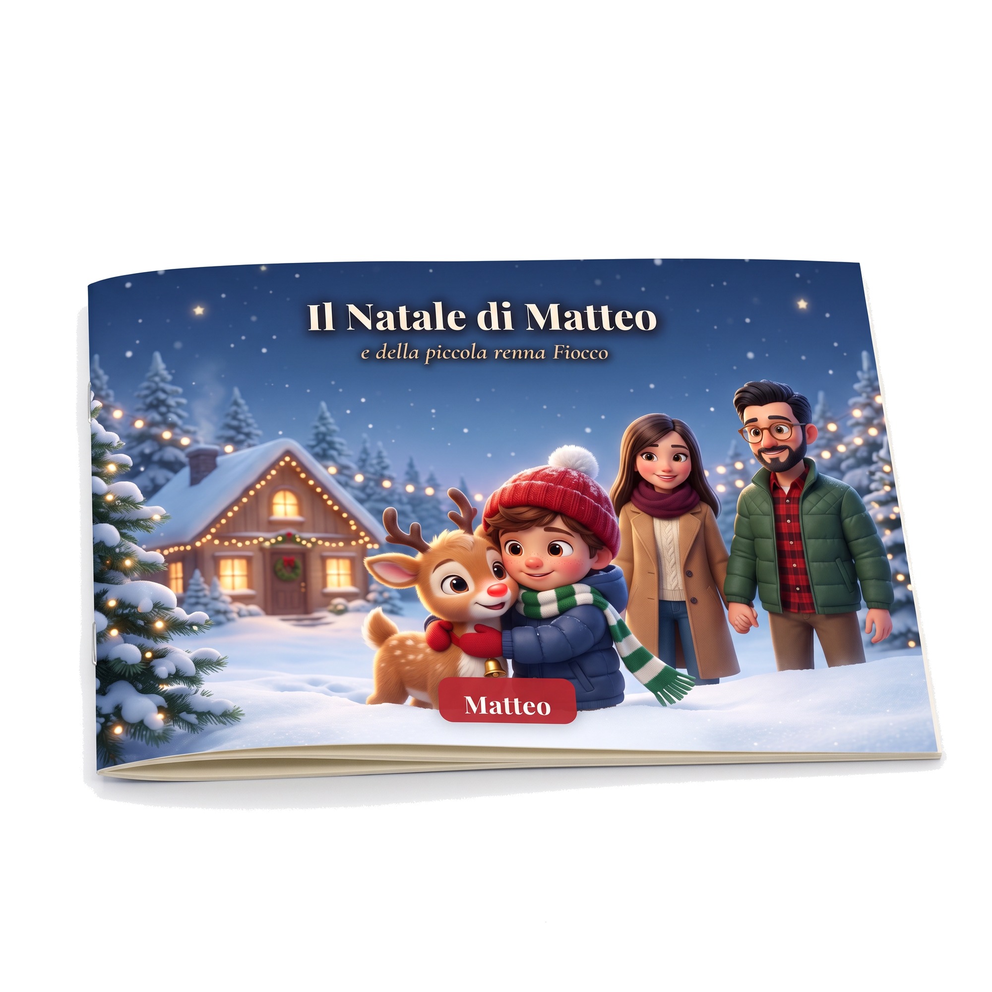 Il Natale di [Nome] - libretto personalizzato A5