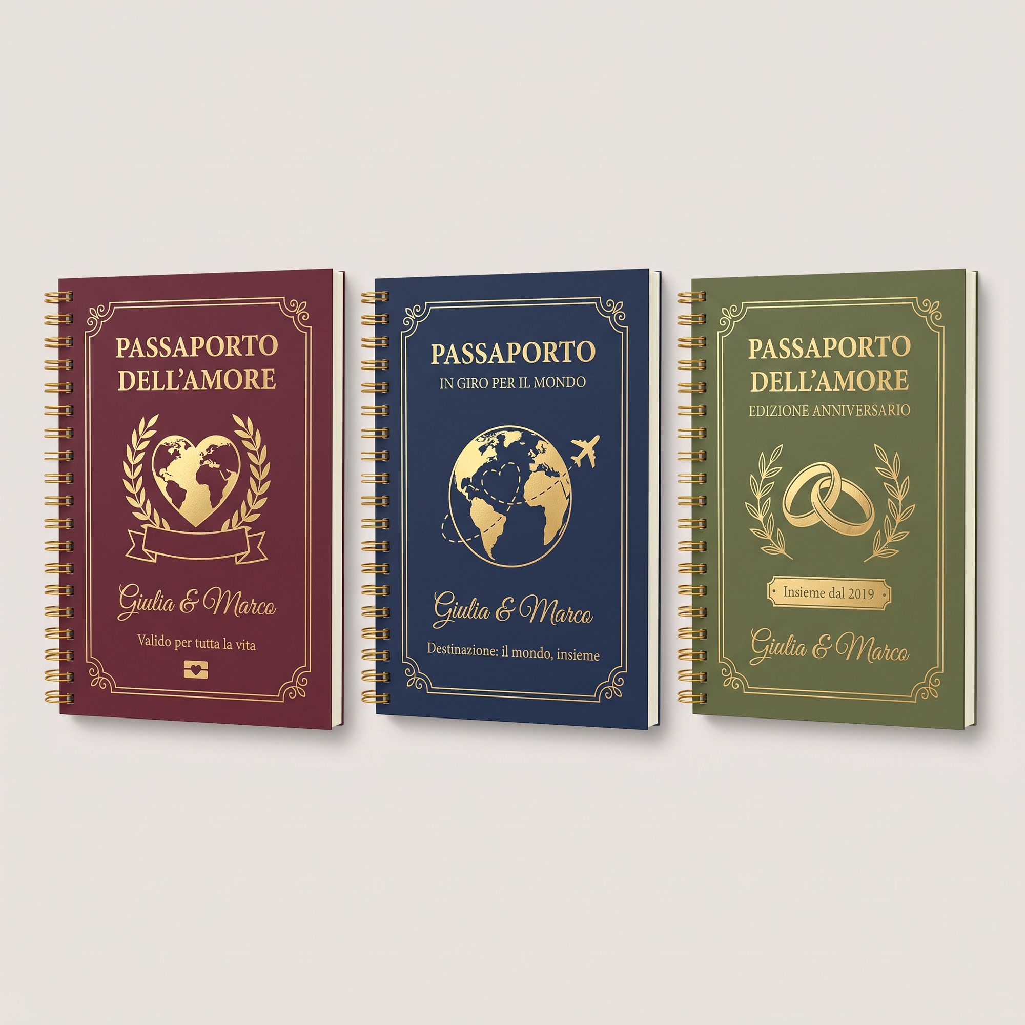 Passaporto dell'Amore – Libretto di coppia personalizzato — 3