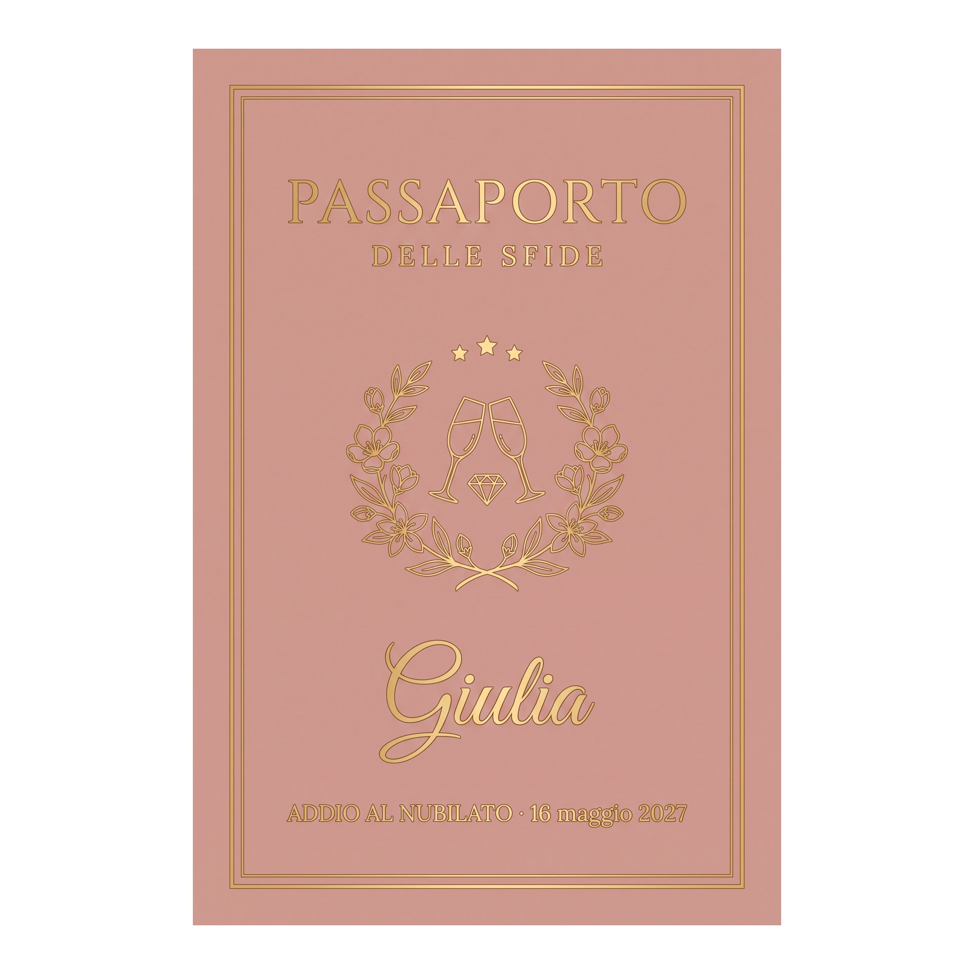 Passaporto delle Sfide - Nubilato e Celibato personalizzato — 2