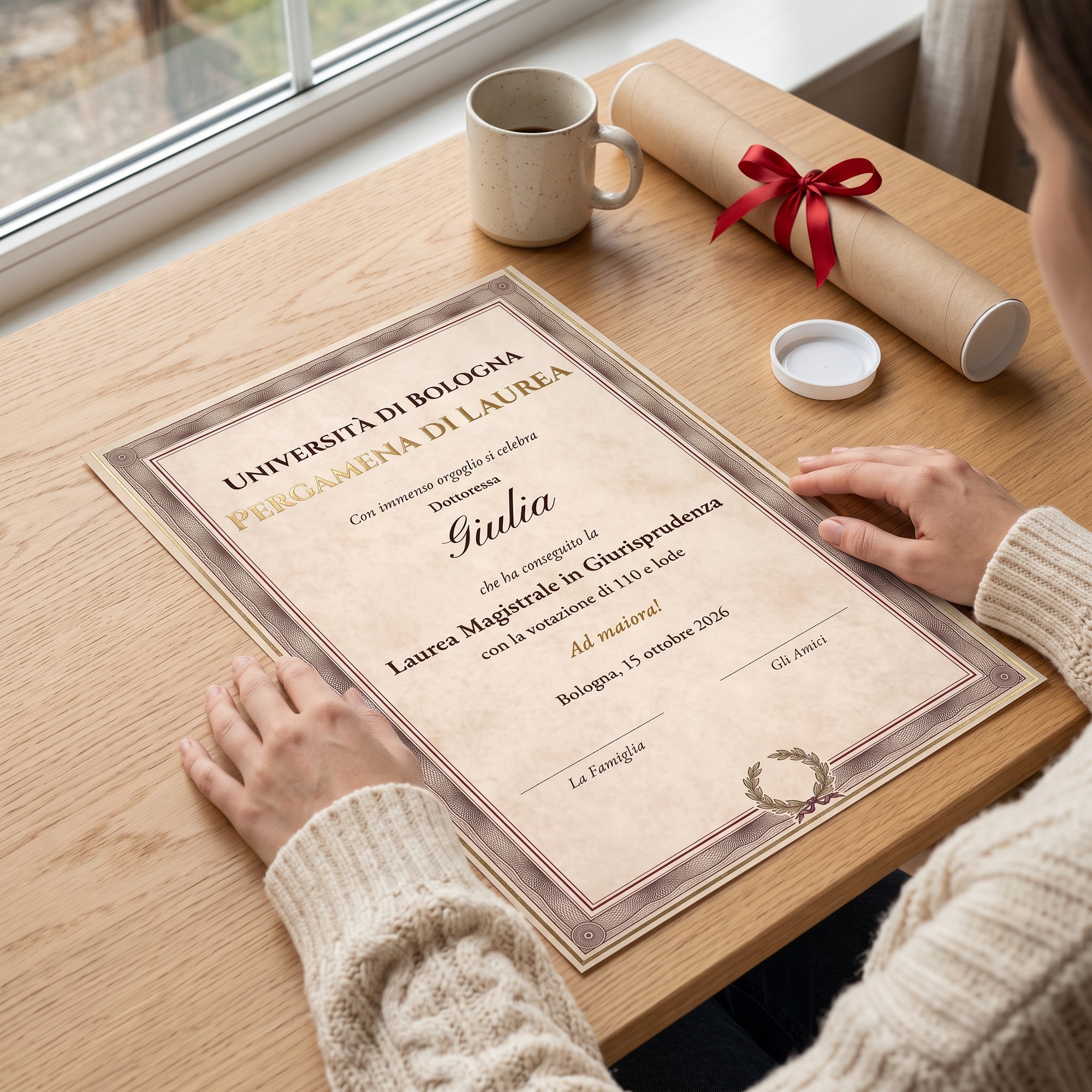 Pergamena di Laurea Personalizzata — 4
