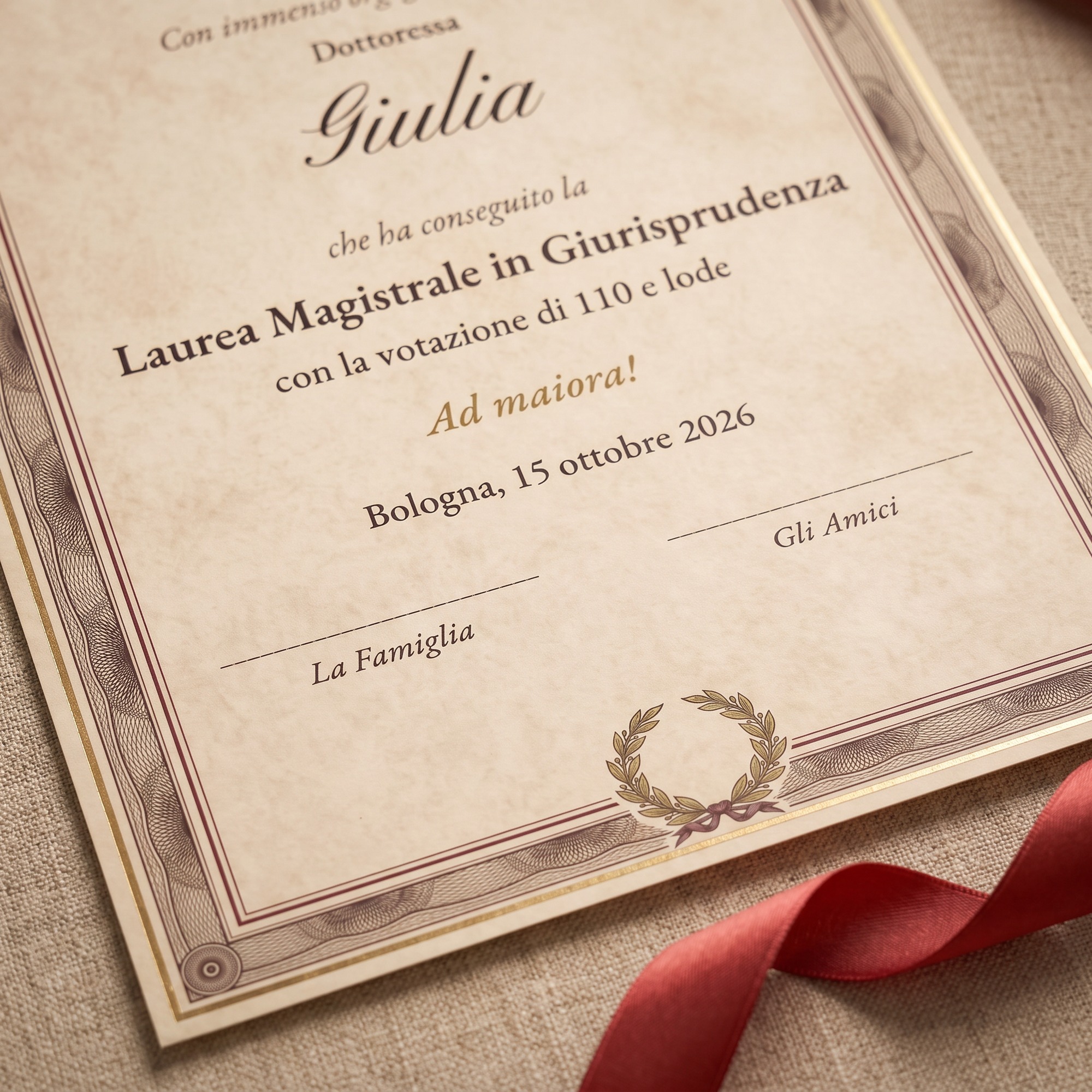 Pergamena di Laurea Personalizzata — 6