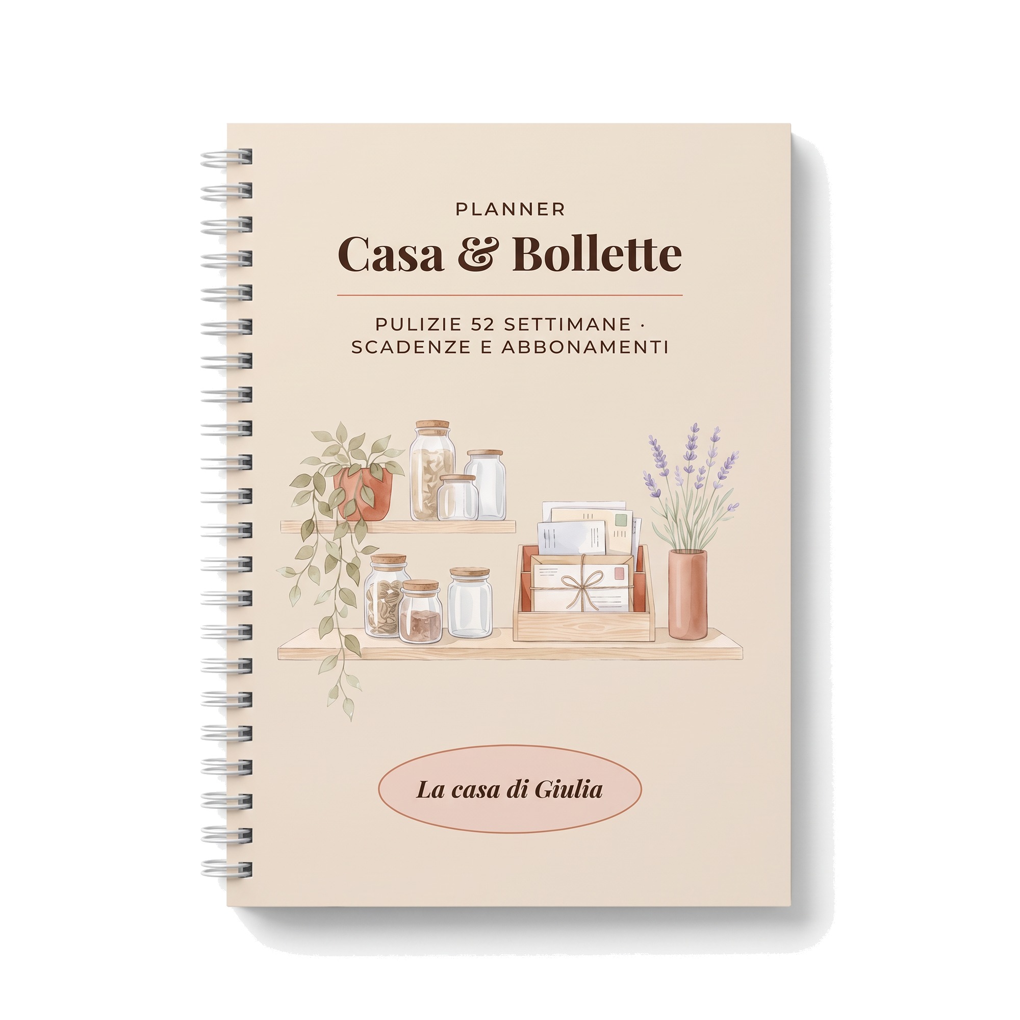 Casa & Bollette Terracotta A5
