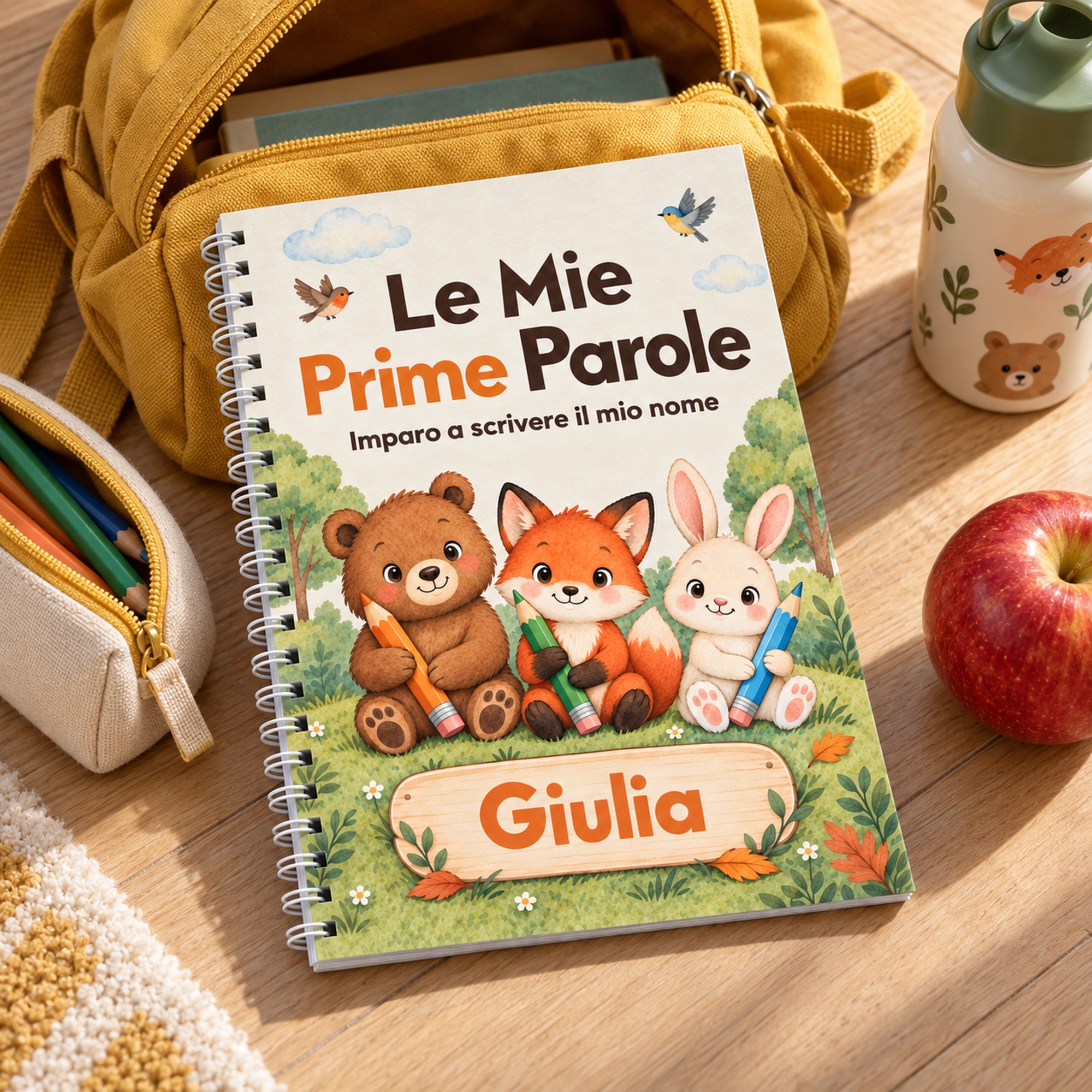 Quaderno di Pregrafismo Personalizzato con il Nome del Bambino — 3
