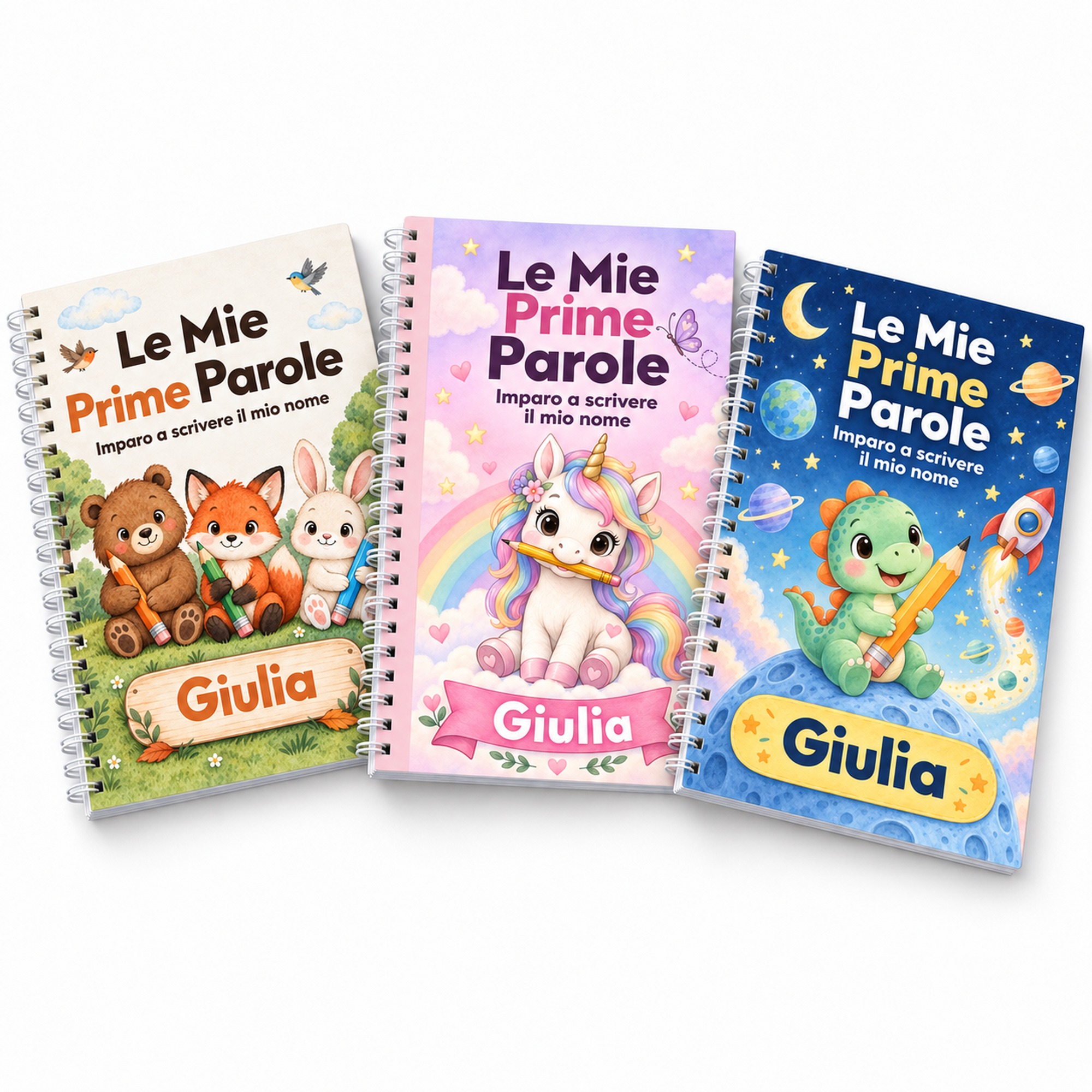 Quaderno di Pregrafismo Personalizzato con il Nome del Bambino — 6