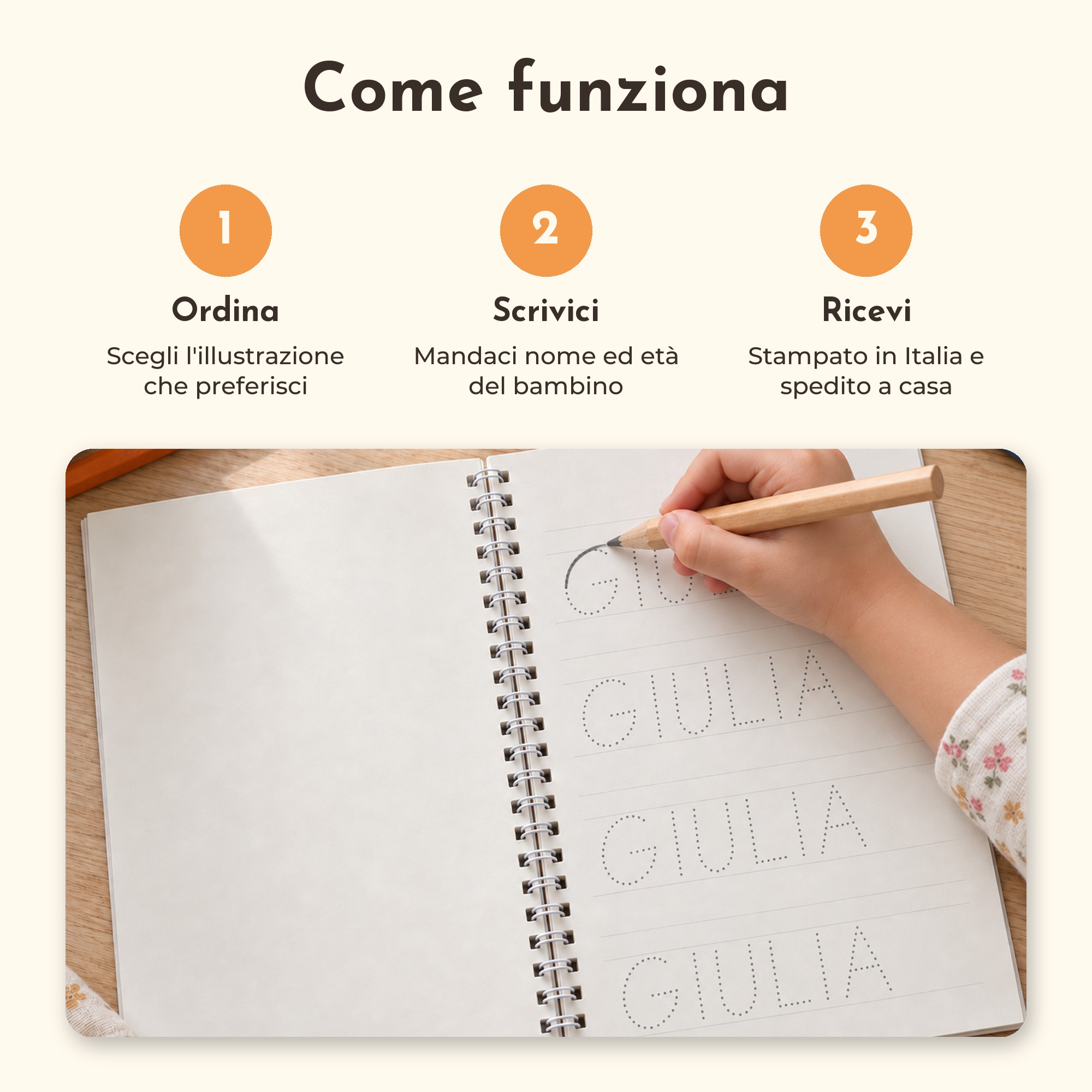 Quaderno di Pregrafismo Personalizzato con il Nome del Bambino — 8
