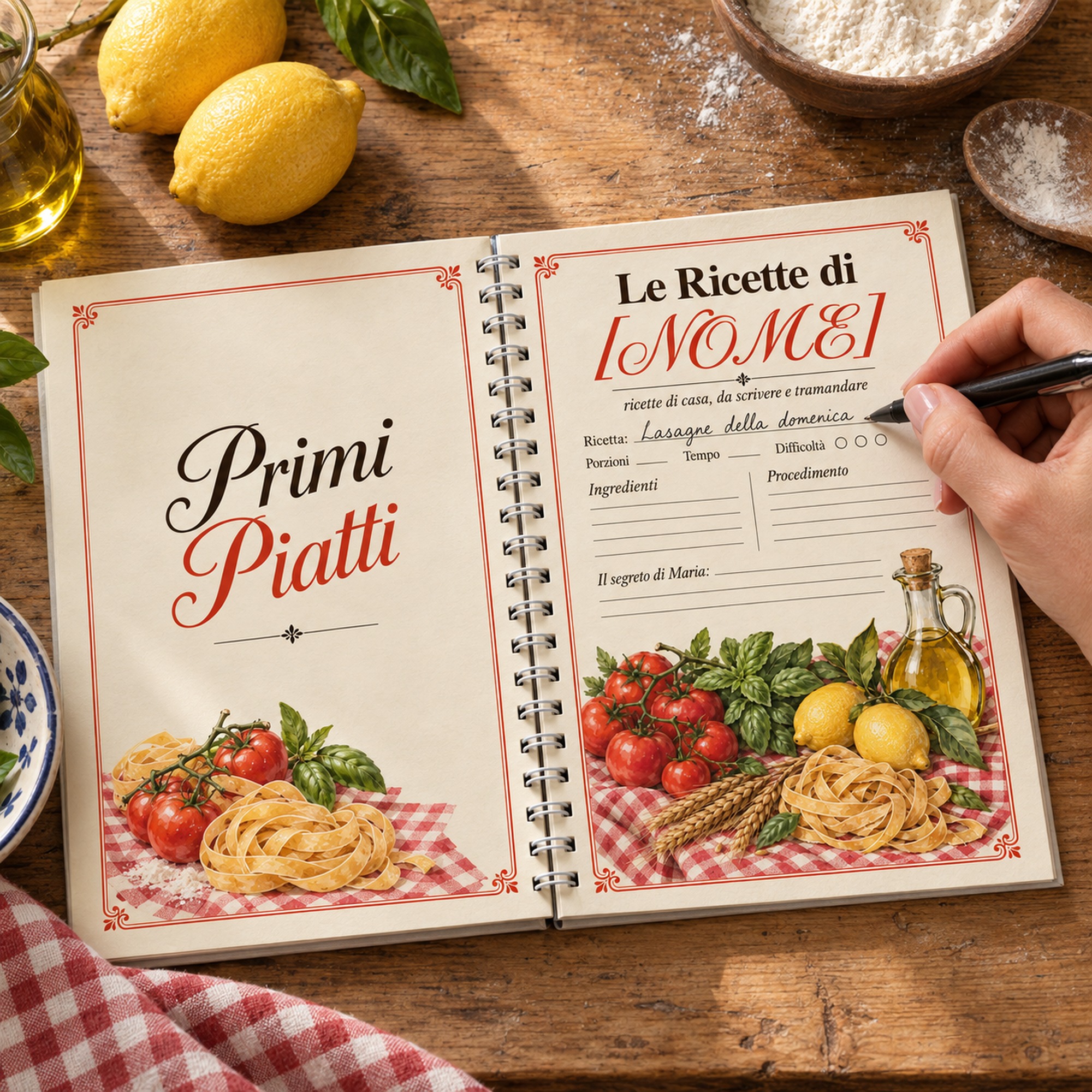 Le Ricette di [NOME] – Ricettario personalizzato A5 — 4