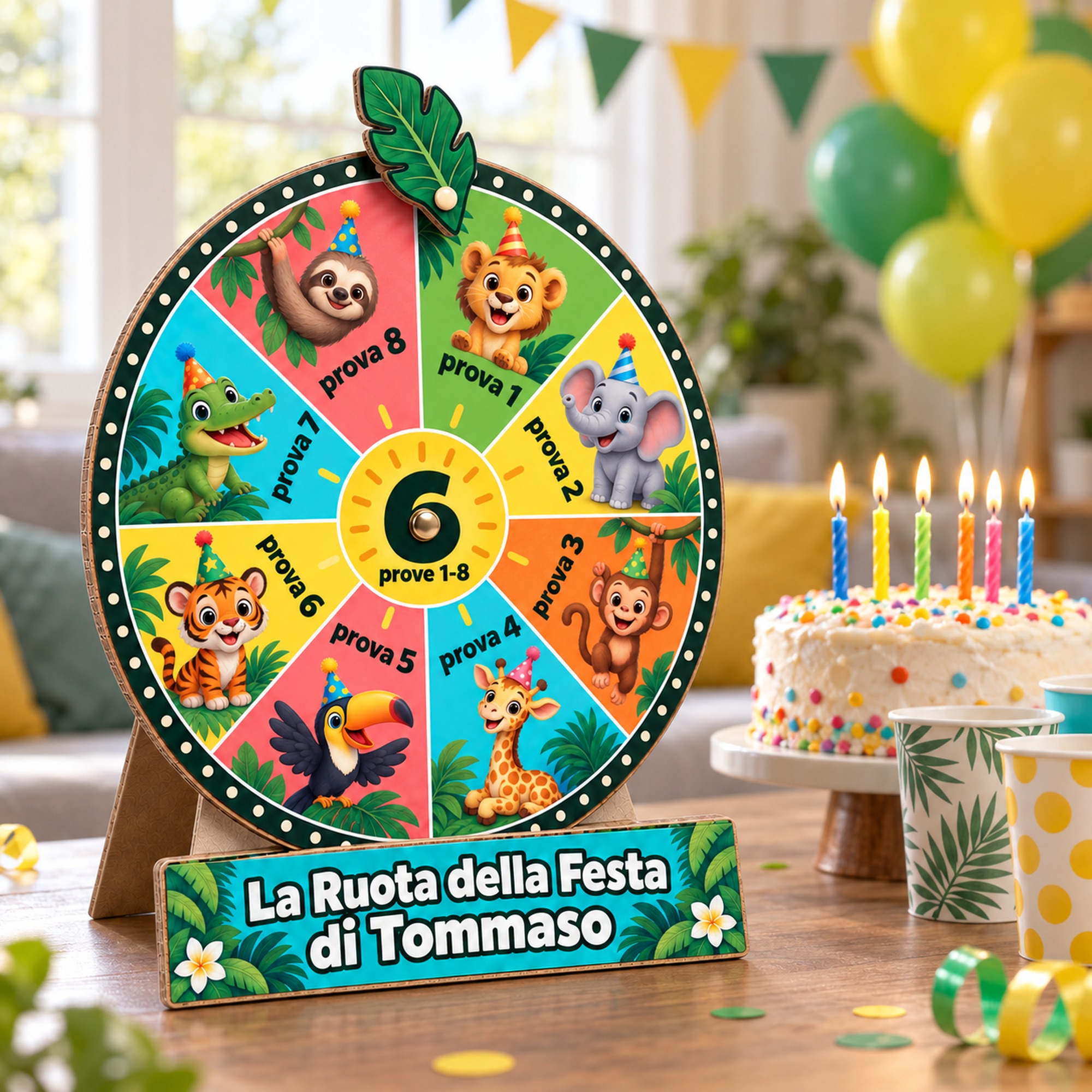 Ruota della Fortuna Personalizzata per Compleanno — 2