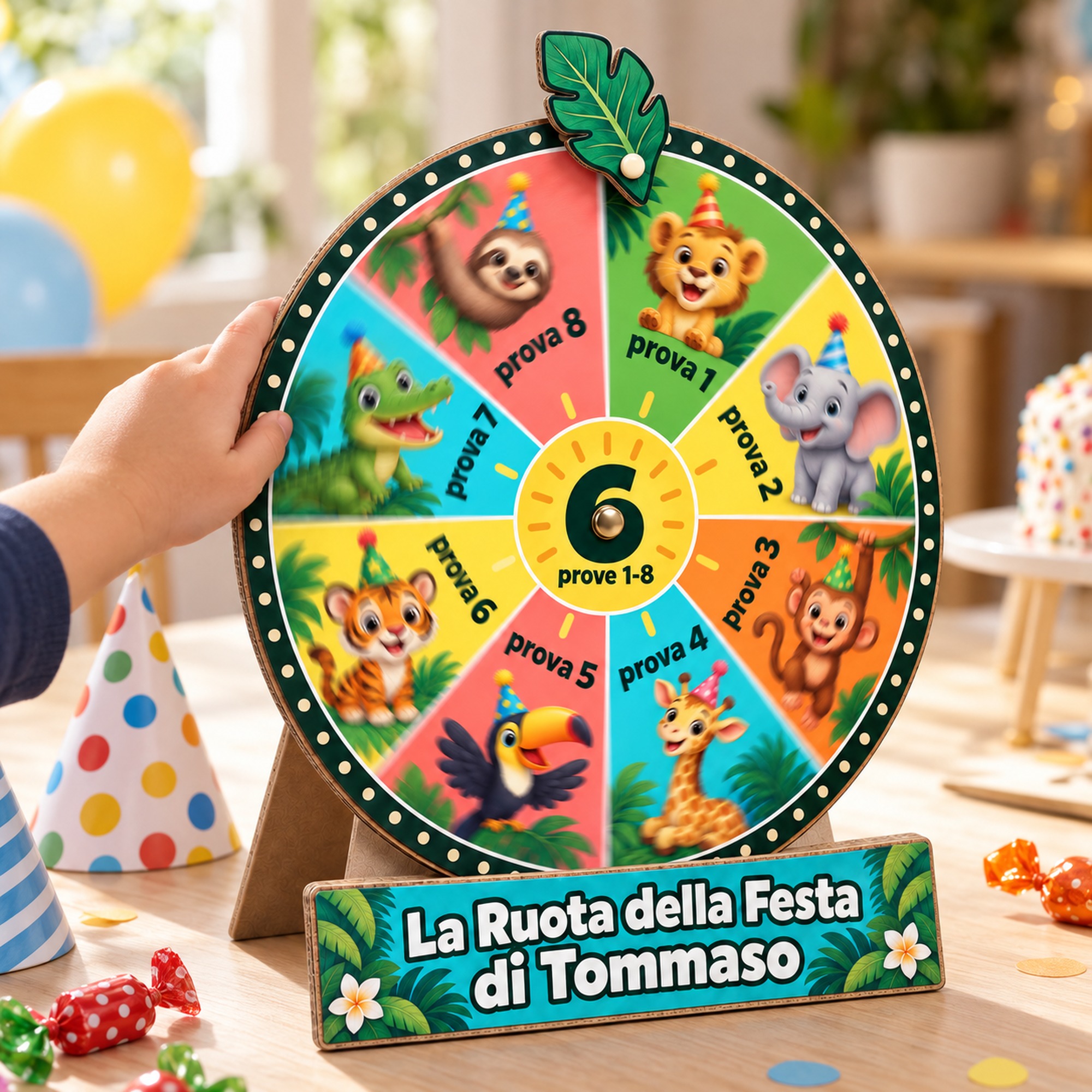 Ruota della Fortuna Personalizzata per Compleanno — 4