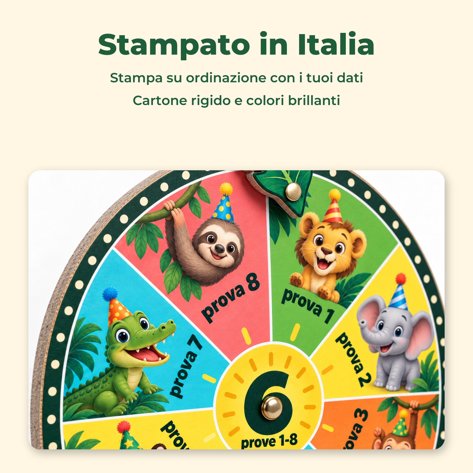 Ruota della Fortuna Personalizzata per Compleanno — 8