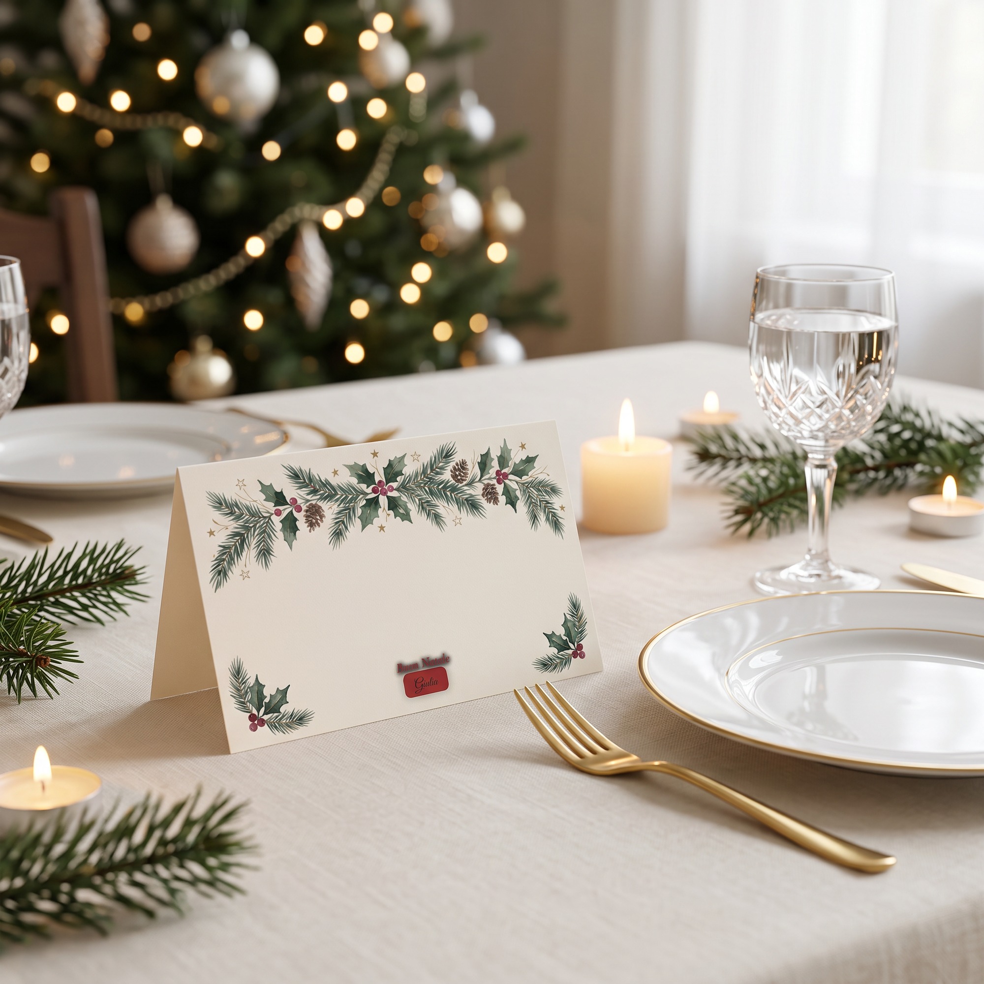 Segnaposto delle Feste Personalizzati con Nome — 2