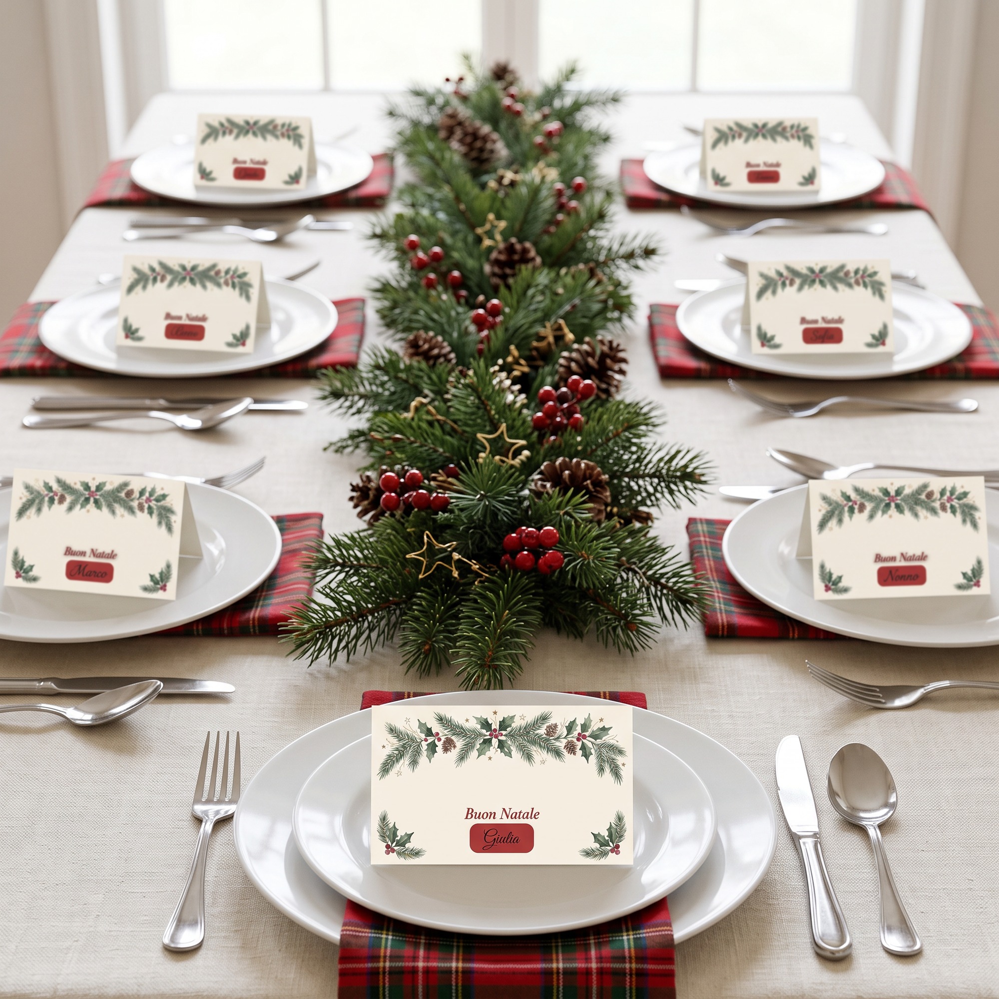 Segnaposto delle Feste Personalizzati con Nome — 4