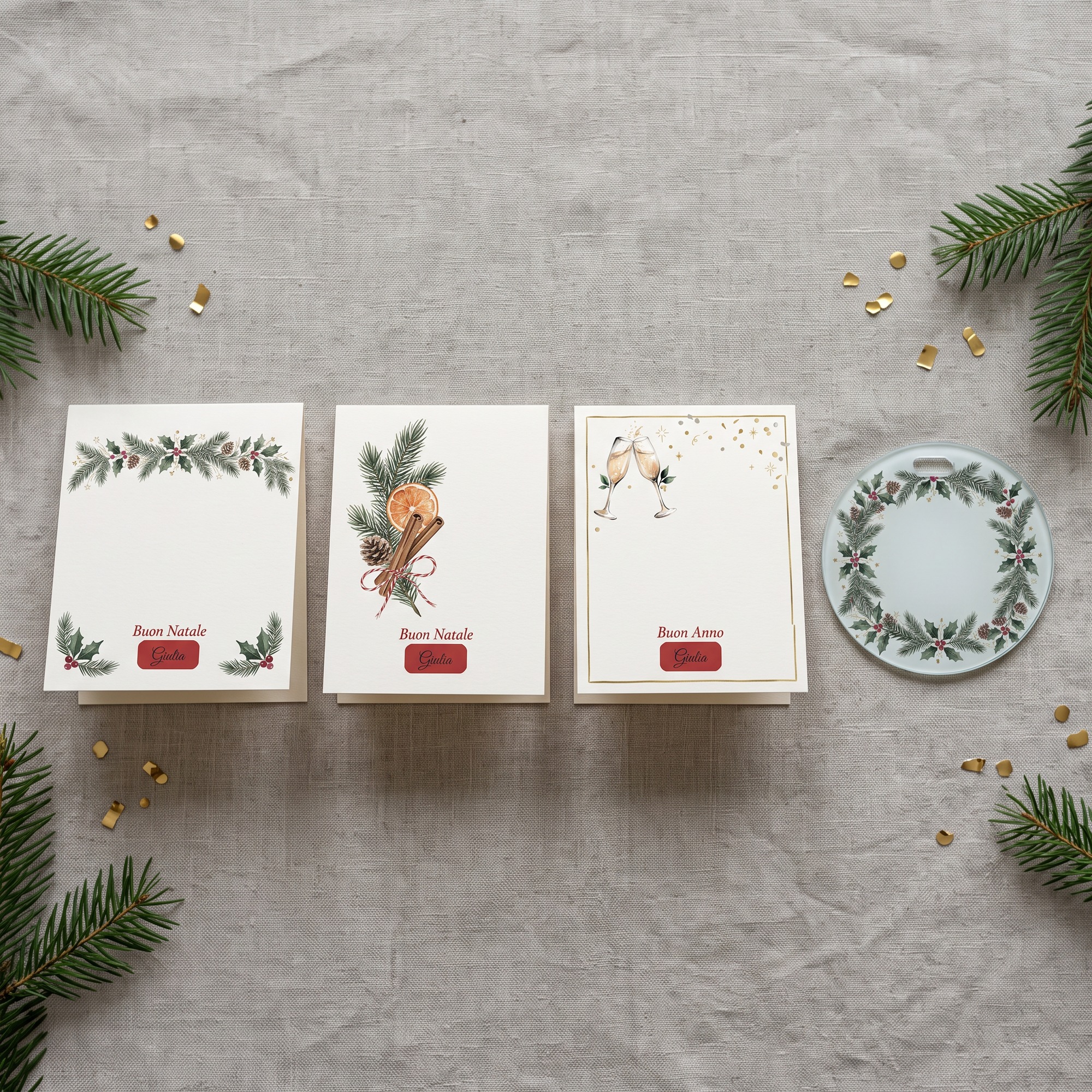 Segnaposto delle Feste Personalizzati con Nome — 5