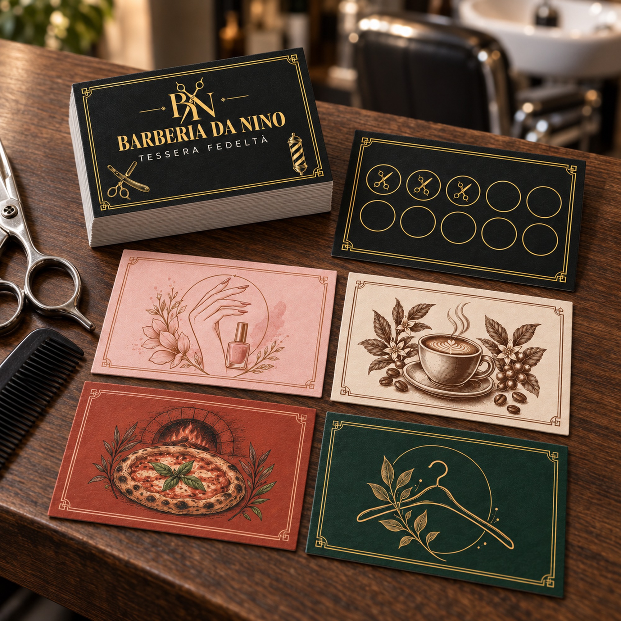 Tessere fedeltà personalizzate con logo — 2
