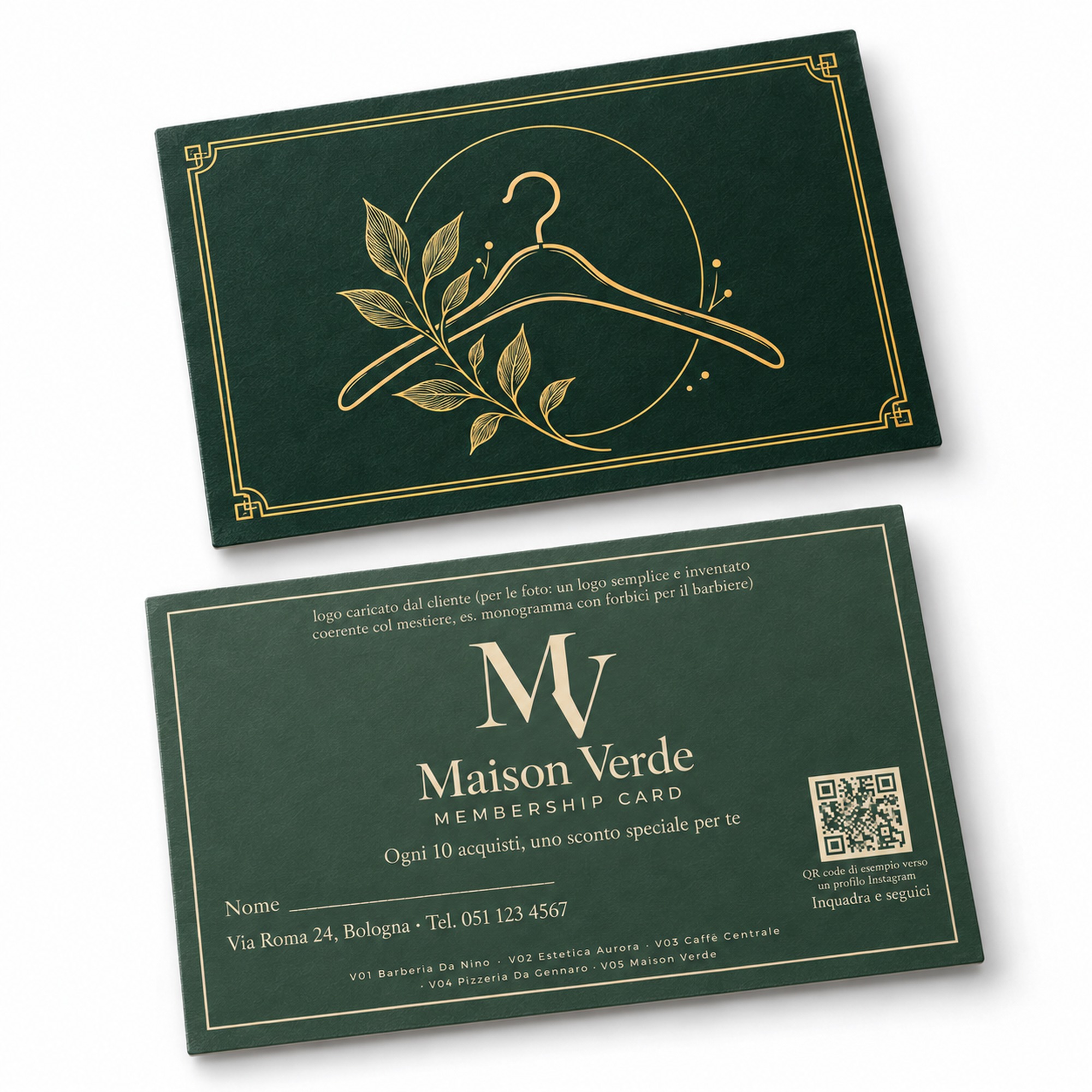 Boutique Minimal con QR