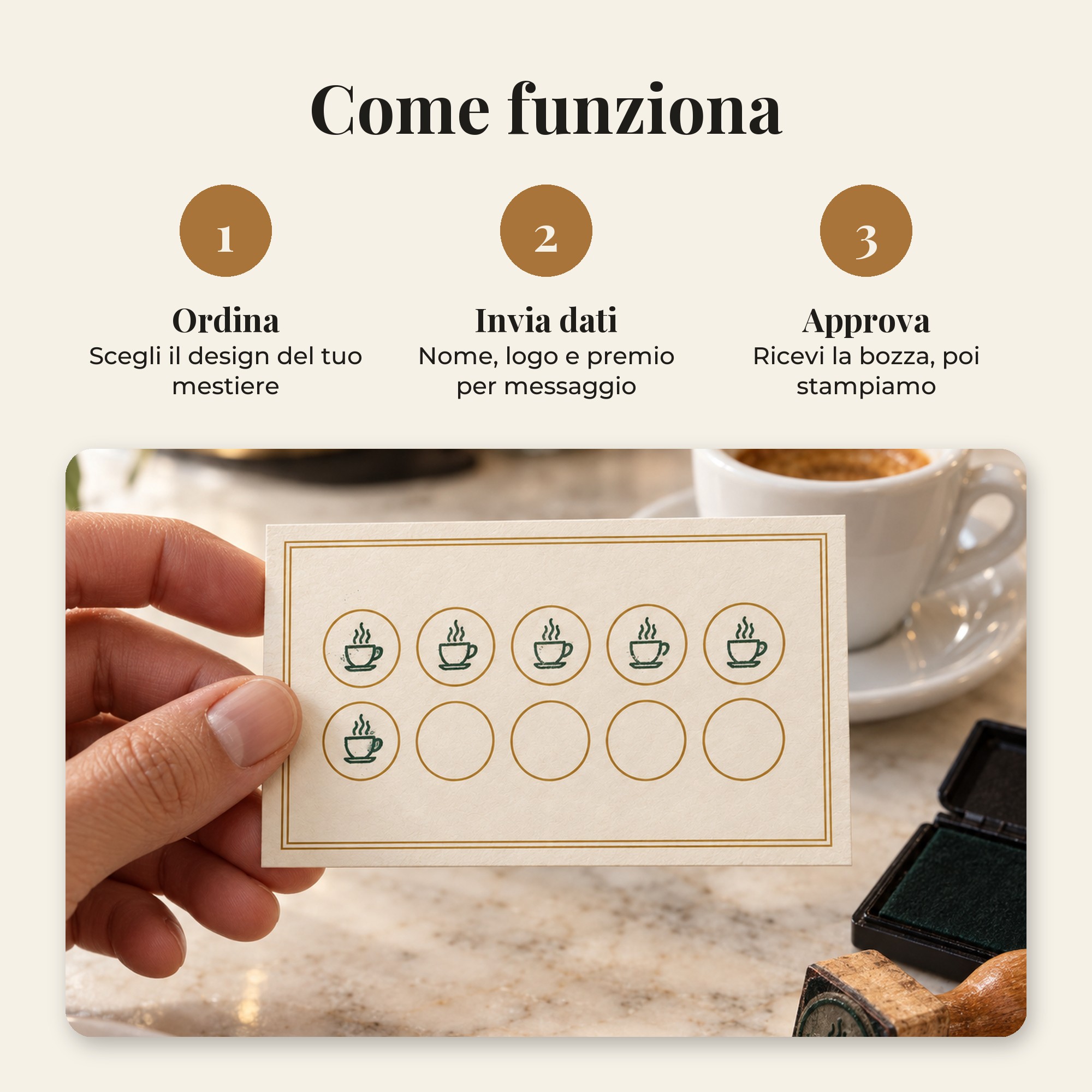 Tessere Fedeltà Personalizzate da Timbrare — 7