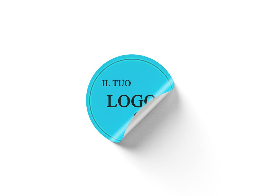 Adesivi in PVC personalizzati rotondi (100 pz) — 2