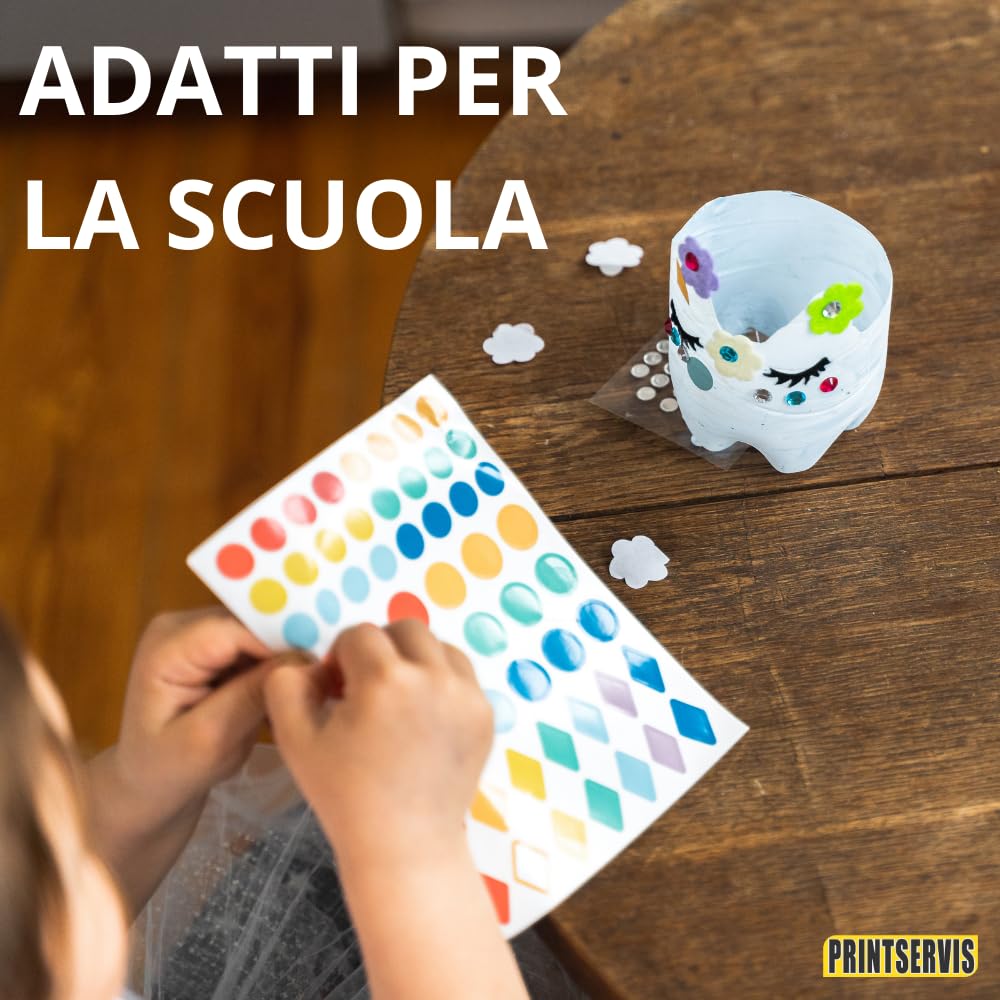Adesivi personalizzati su carta lucida rettangolari (200 pz) — 4