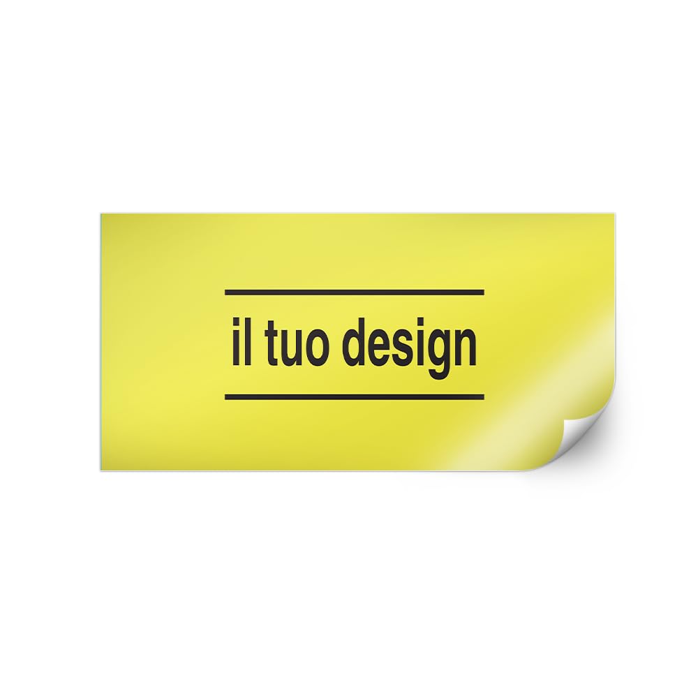 Adesivi pubblicitari personalizzati su carta (200 pz)