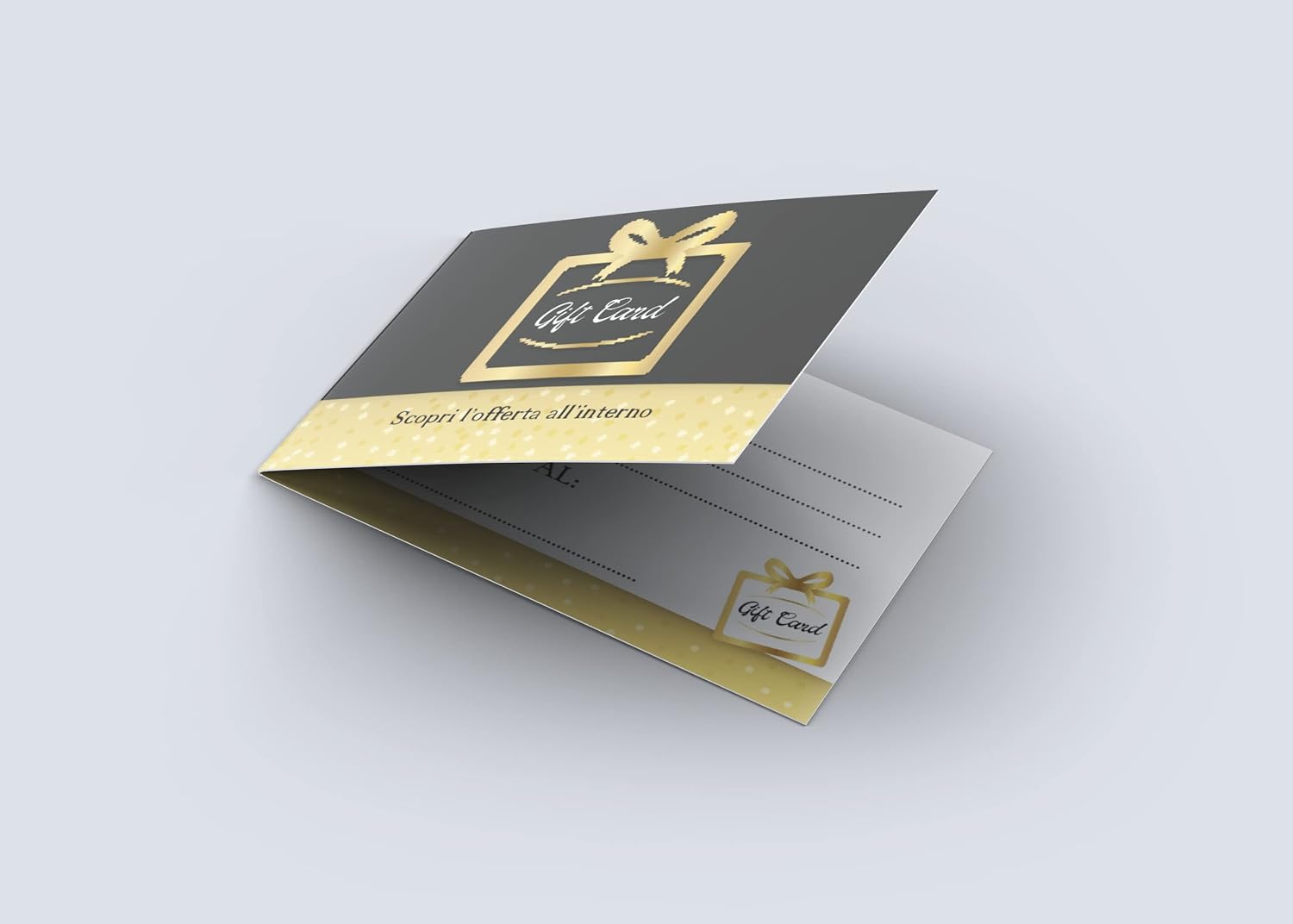 Buoni regalo pieghevoli gift card (50 pz) — 4