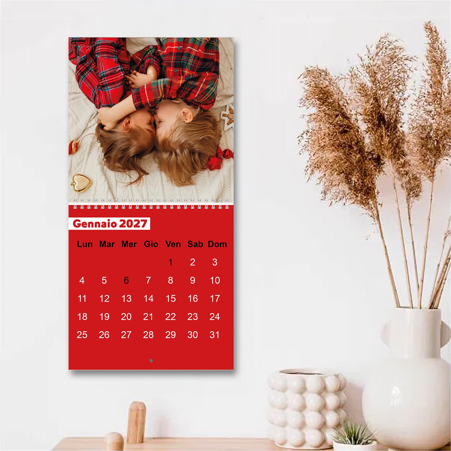 Calendario da muro 2027 con 12 foto, 17 modelli — 2