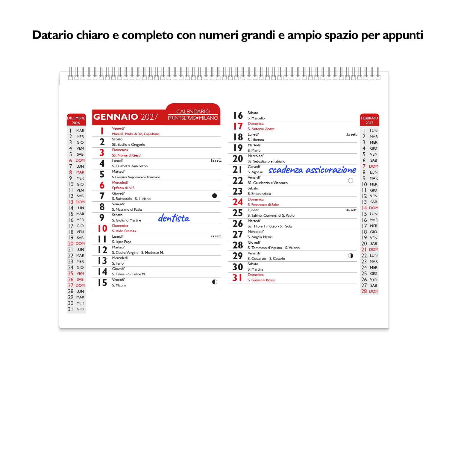 Calendario da tavolo 2027 A5 design artistico — 7