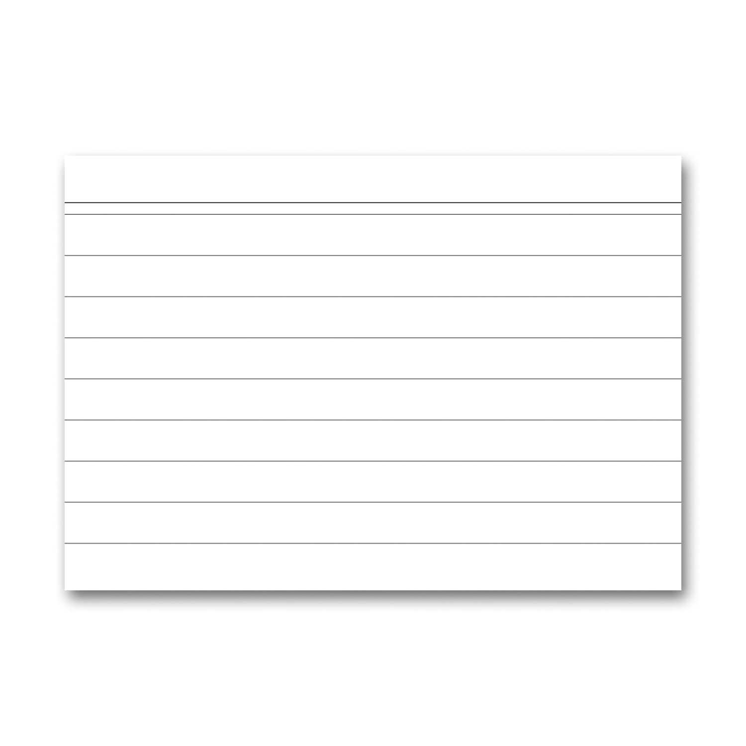 Cartoline bianche a righe 350 g (100 pz)