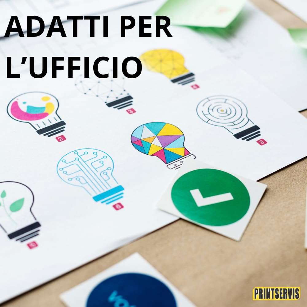Etichette adesive personalizzate quadrati (300 pz) — 3