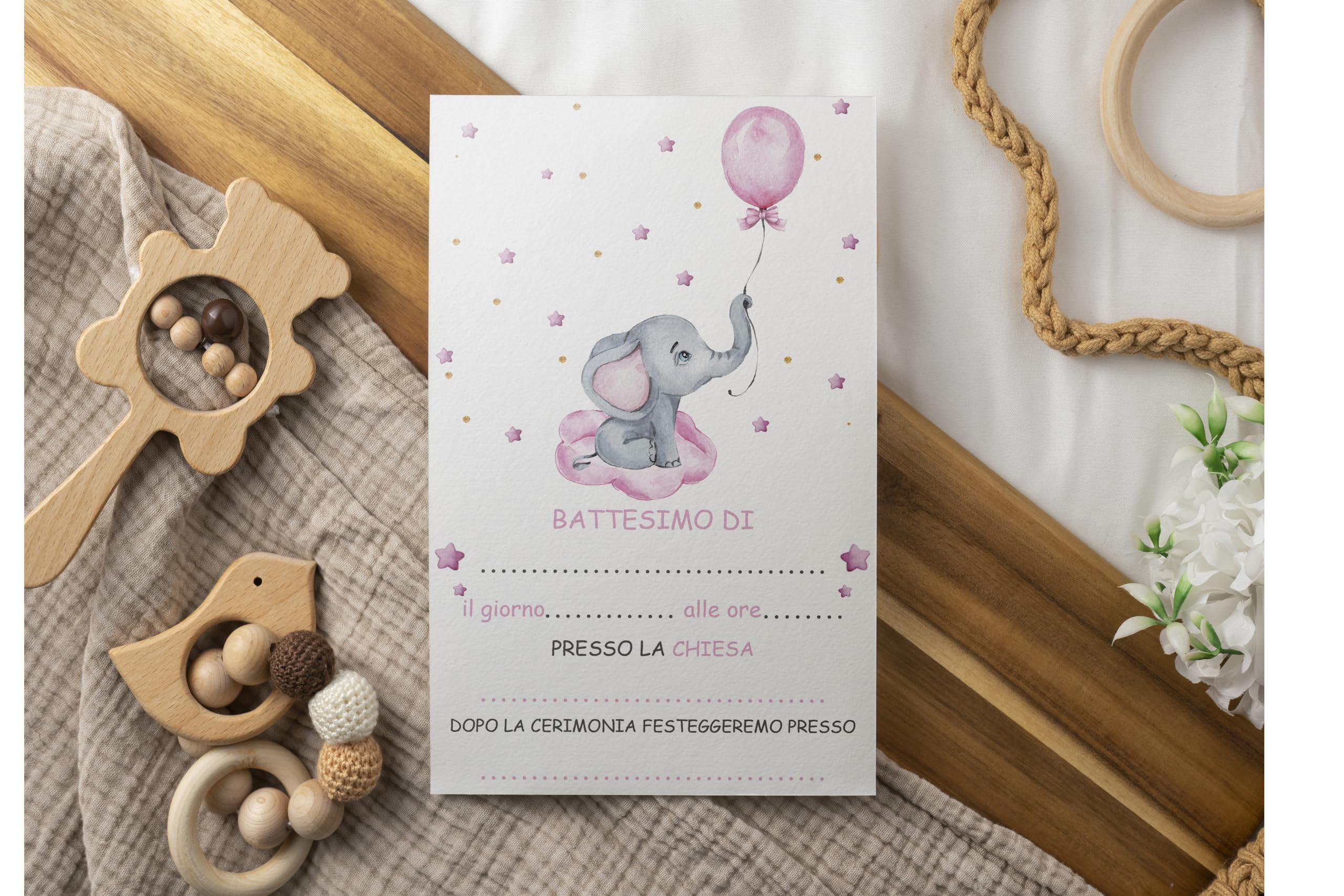 Piccolo Elefante Rosa