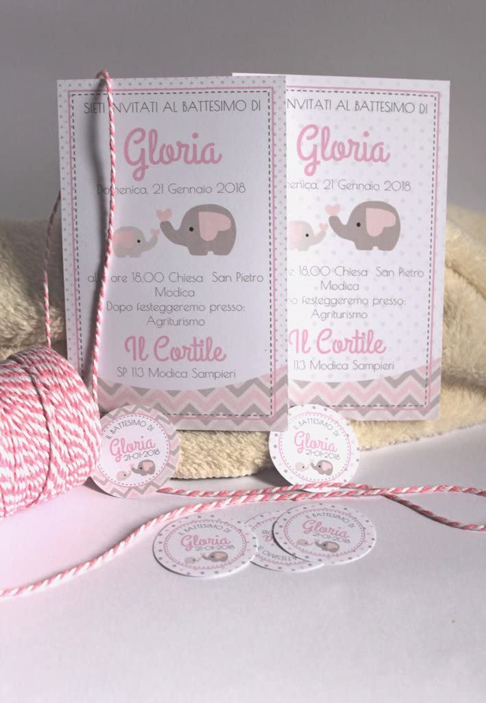 Inviti battesimo con grafica a scelta (20 pz) — 5
