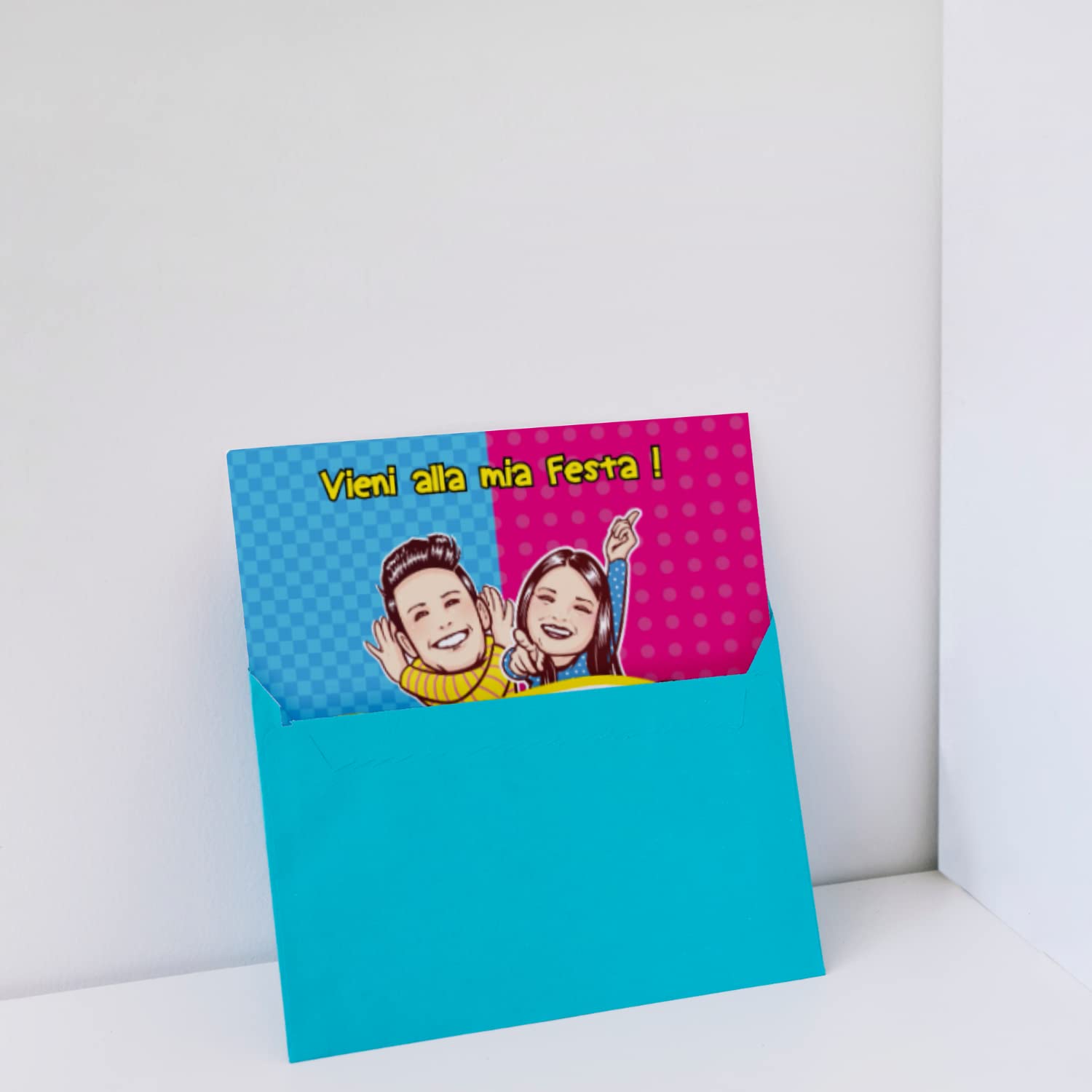 Inviti compleanno bambini 20 pz, 95x150 — 3