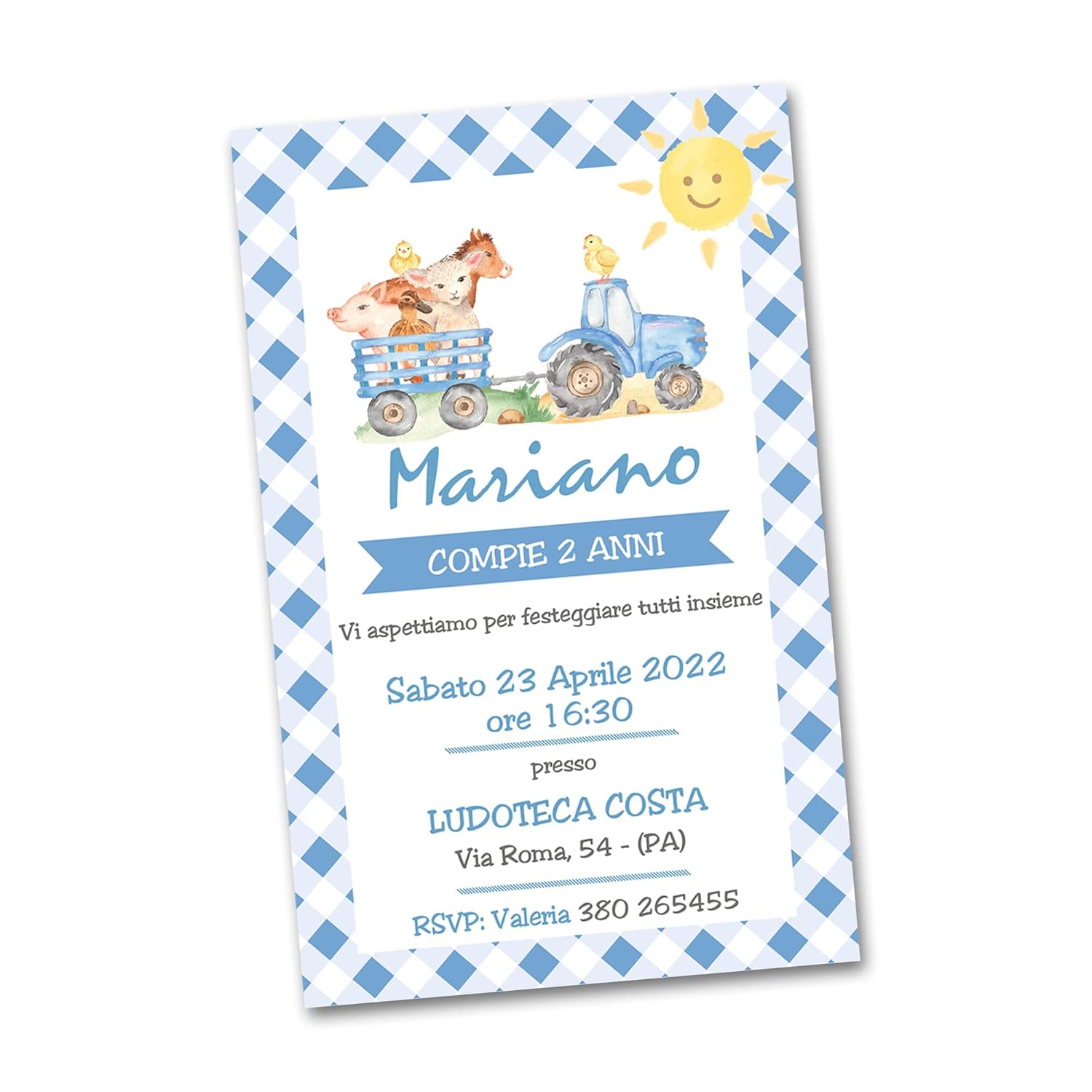 Inviti compleanno bambini con grafica a scelta (20 pz)