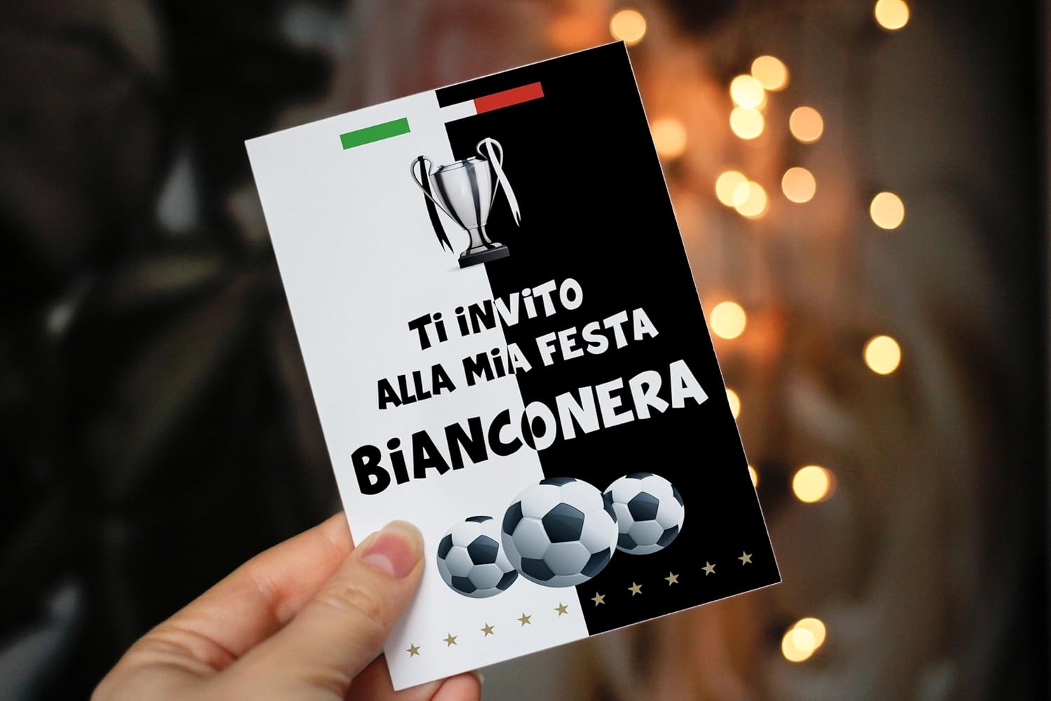 Inviti compleanno calcio 95x150 (20 pz) — 2