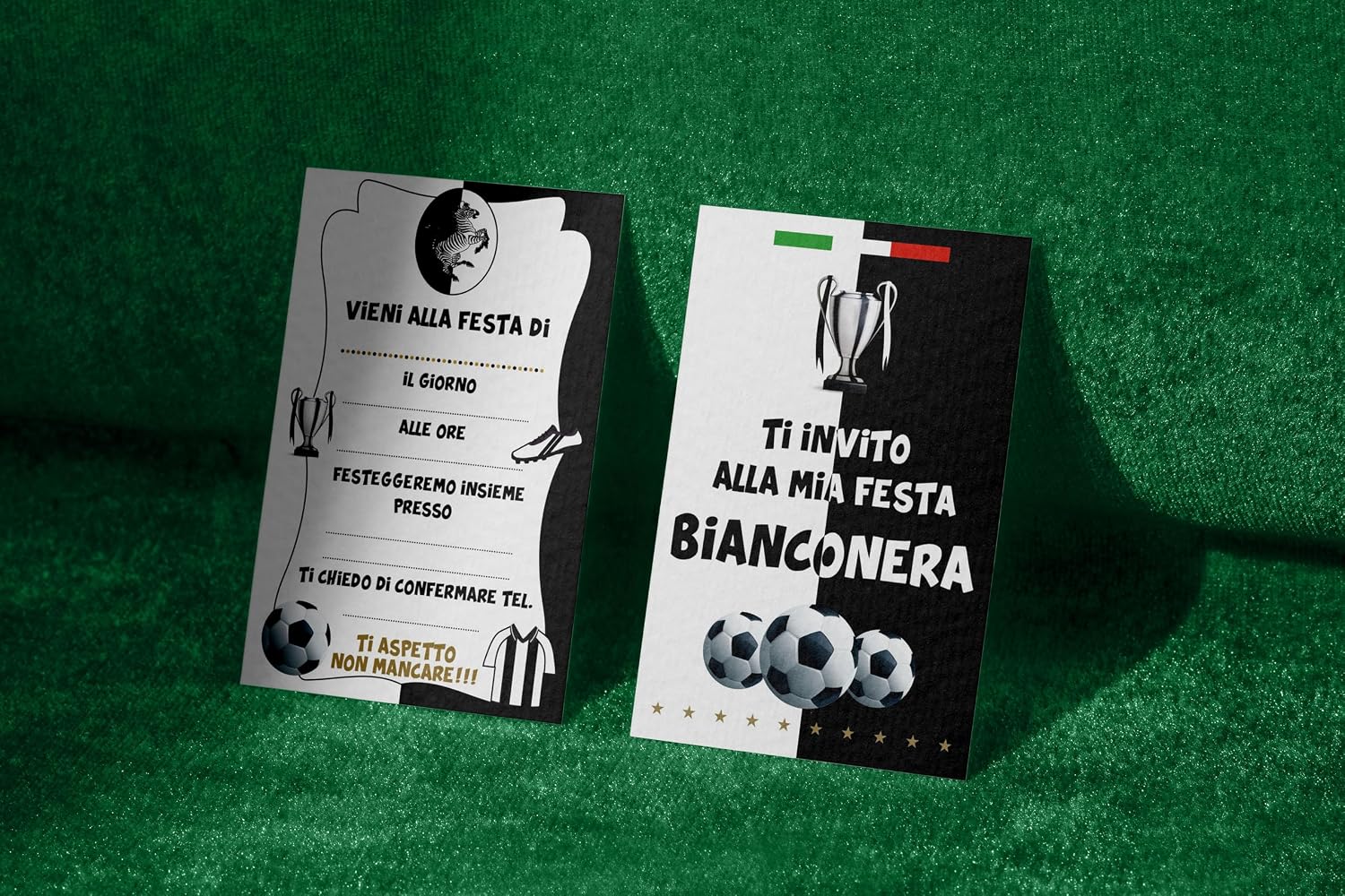 Inviti compleanno calcio 95x150 (20 pz) — 6
