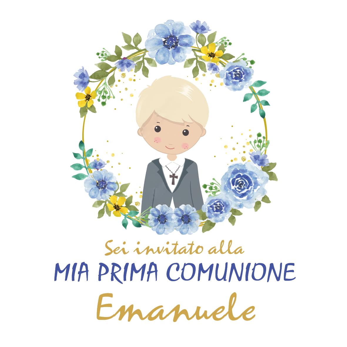 Inviti Prima Comunione bimbo e bimba (20 pz) — 3