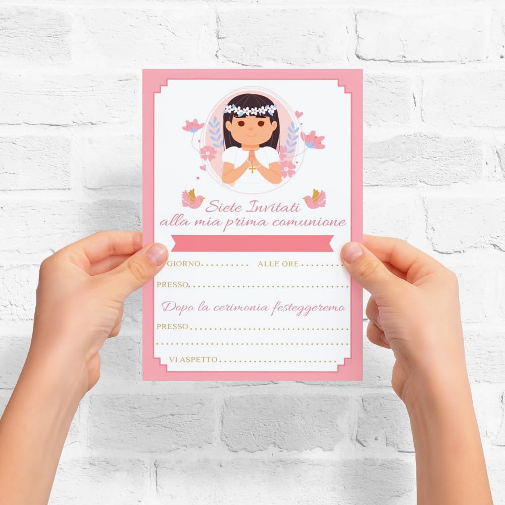 Inviti prima comunione bimbo o bimba (20 pz) — 7