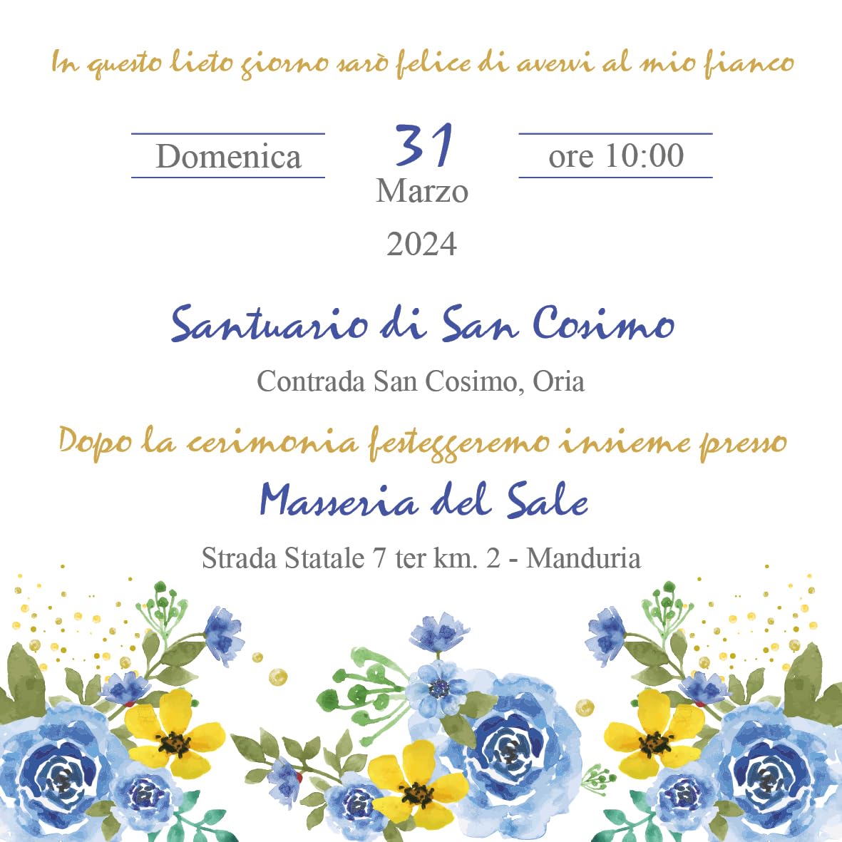 Inviti prima comunione bimbo quadrati 100x100 (20 pz) — 4