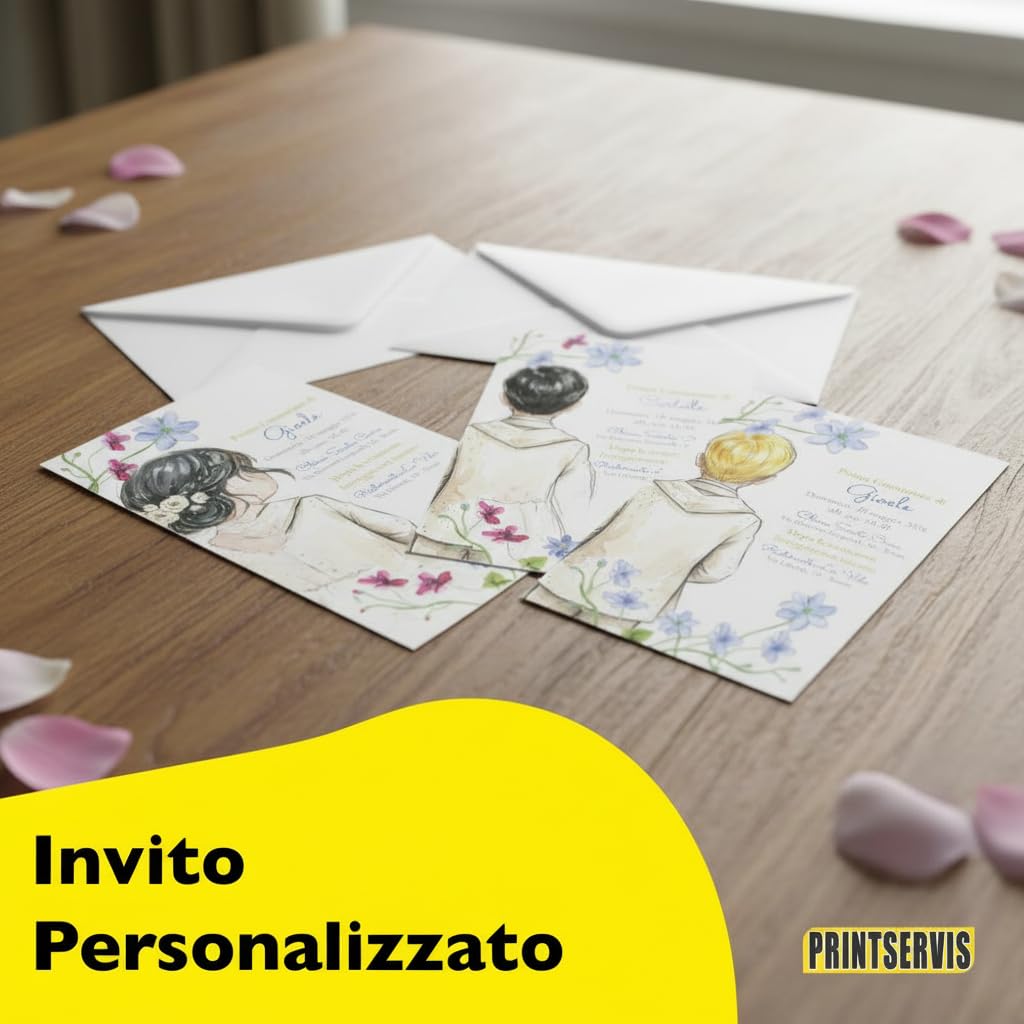 Kit inviti Prima Comunione con busta (20-50 pz) — 2