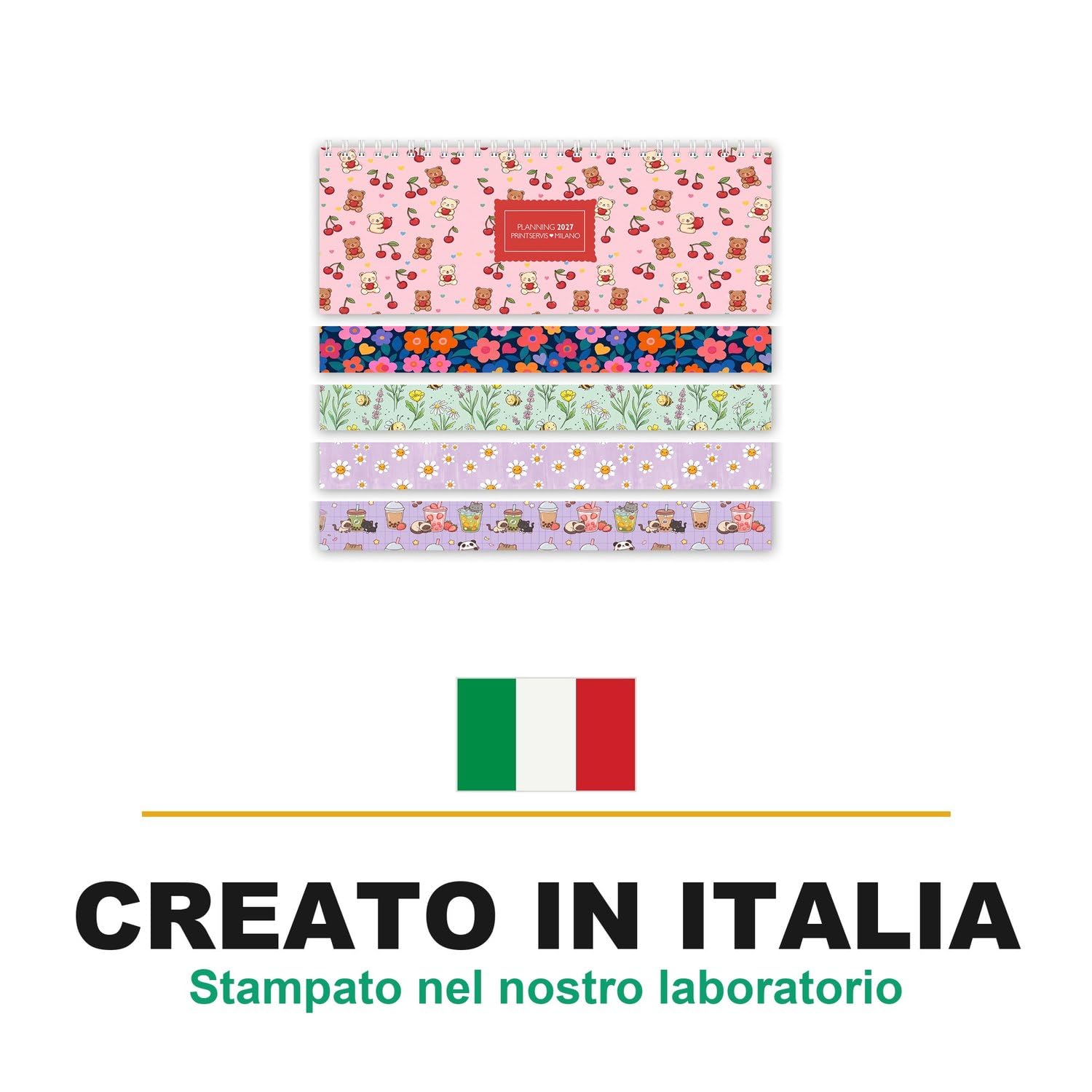 Planning da tavolo 2027 settimanale 10,5x29,7 a spirale — 6