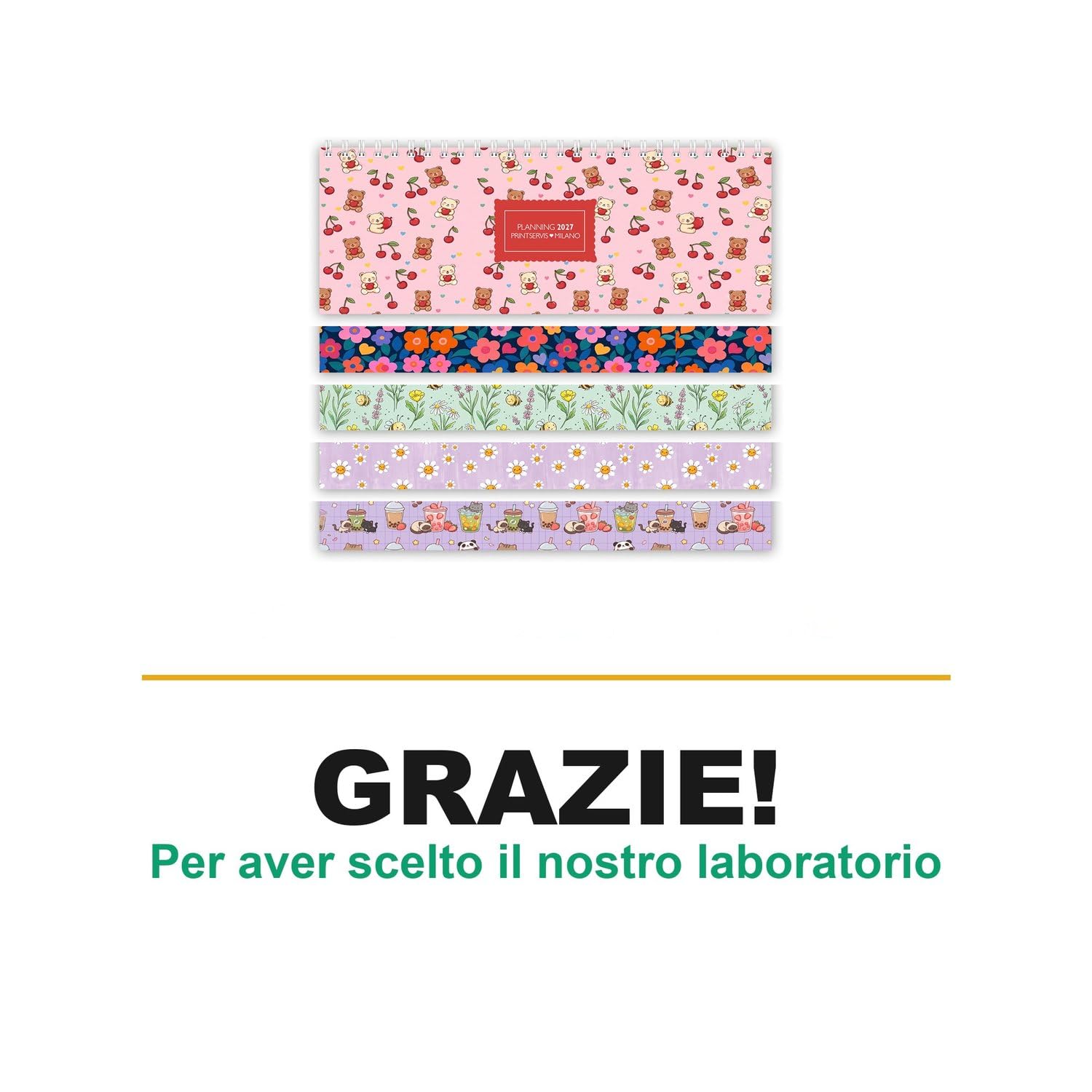 Planning da tavolo 2027 settimanale 10,5x29,7 a spirale — 7