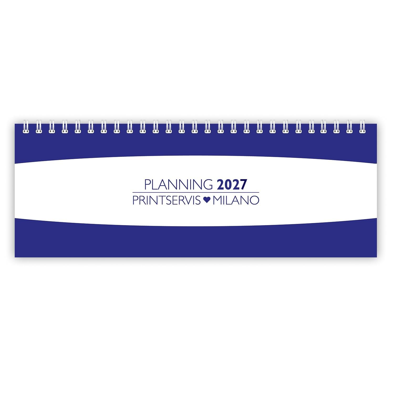 Planning da tavolo 2027 settimanale 10,5x29,7