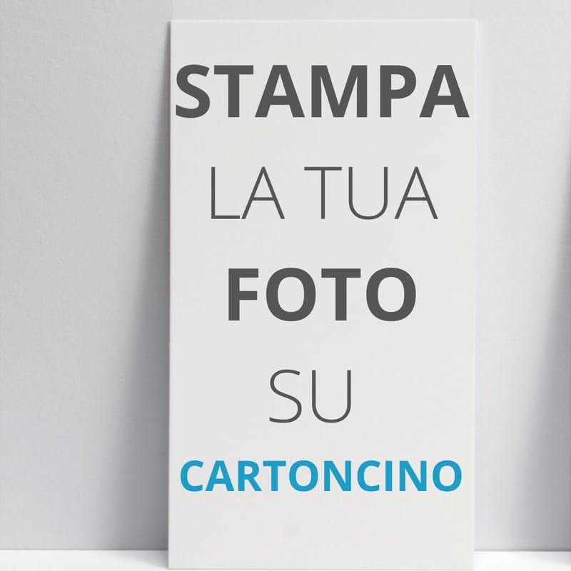 Poster personalizzato su cartoncino, misura a scelta