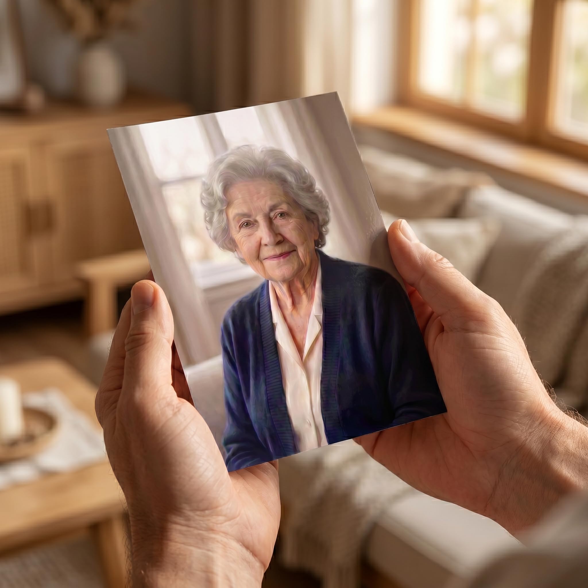 Ricordini funebri plastificati con foto e preghiera (25 pz) — 5